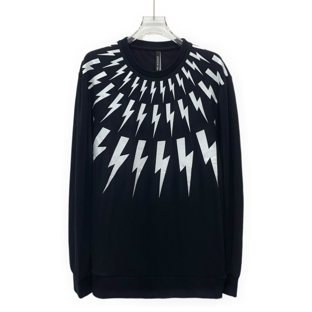 Neil Barrett Neil Barrett Lightning Printed Long Sleeve Sweatshirt K26WX Size US L / EU 52-54 / 3 - 1 Thumbnail
