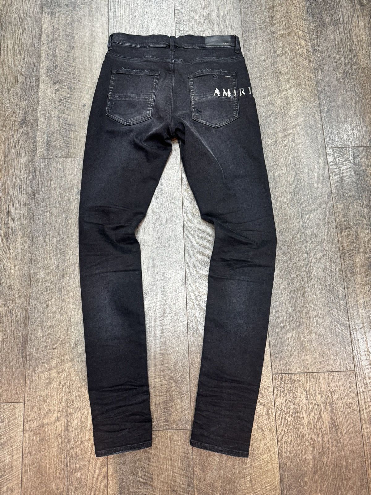 Amiri “Hibiscus Stencil” Skinny Jeans Size US 31 - 3 Thumbnail