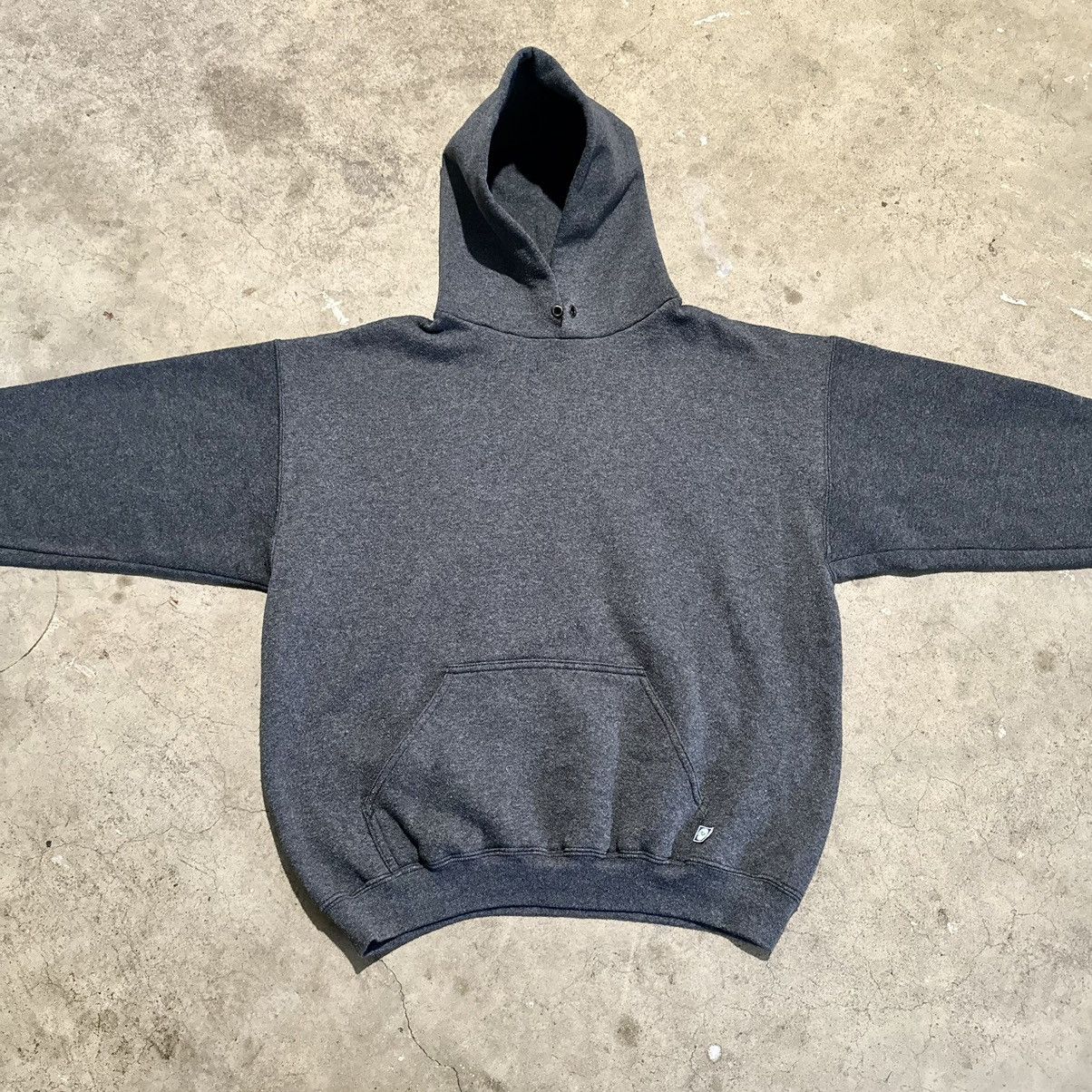 Other VINTAGE GREY BLANK DISCUS ATHLETIC HOODIE! Size US L / EU 52-54 / 3 - 5 Thumbnail