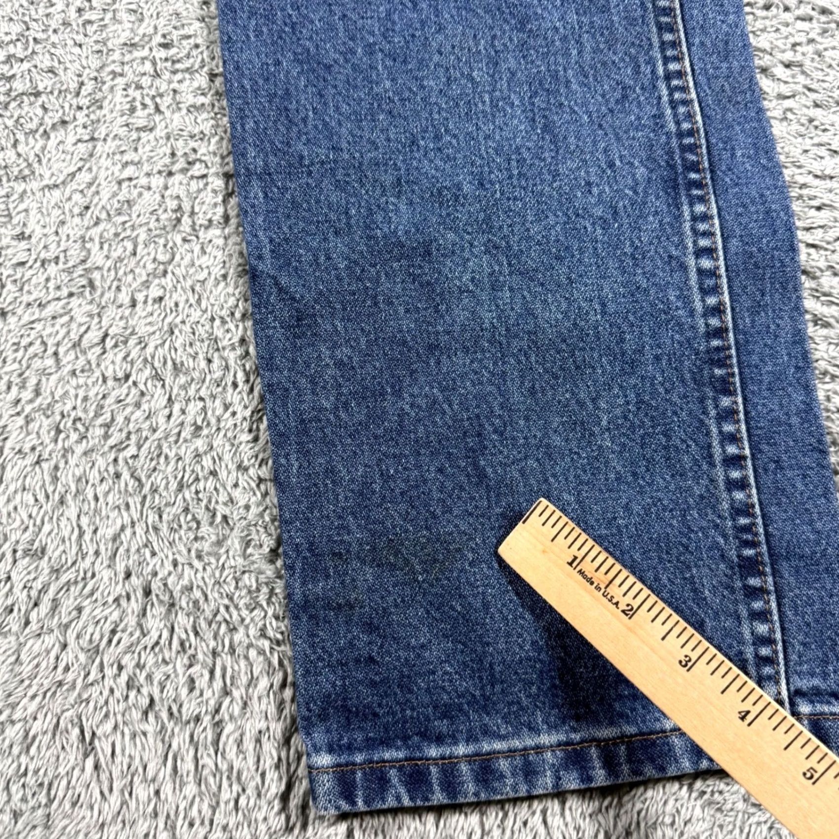 Wrangler Wrangler Jeans Mens 30x30 Blue Cowboy Cut Straight Leg Denim 1013MWZ Ships with Pockets Cowboy Cut 90s Mens Jeans W2023 Size US 30 / EU 46 - 5 Thumbnail