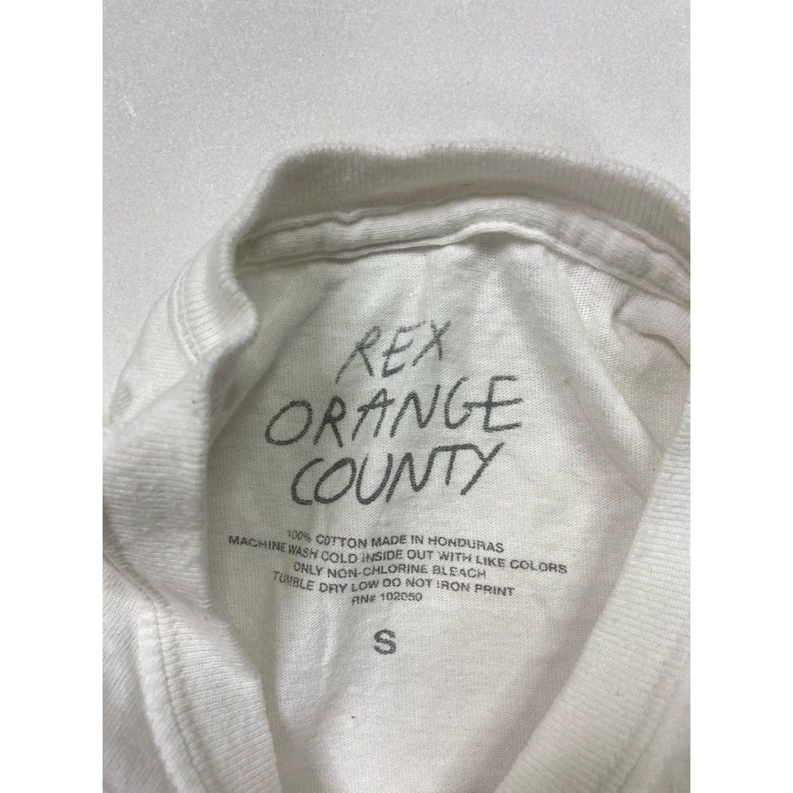 PONY Rex Orange County T-Shirt Women Small White Short Sleeve Music Shirt Size S / US 4 / IT 40 - 4 Thumbnail