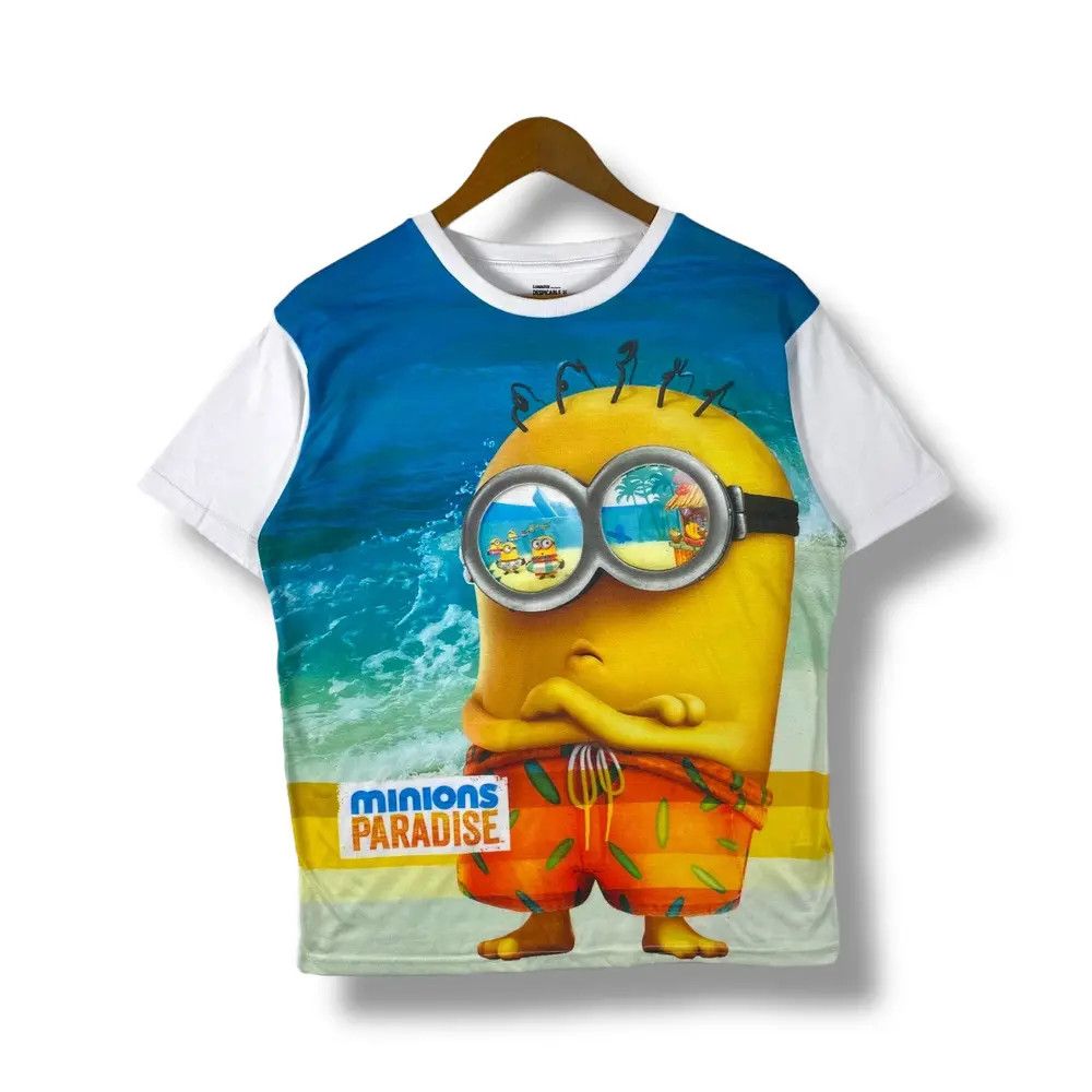 Cartoon Network MINIONS PARADISE Cartoon Fullprint Graphic Tee Shirt Size US M / EU 48-50 / 2 - 1 Thumbnail