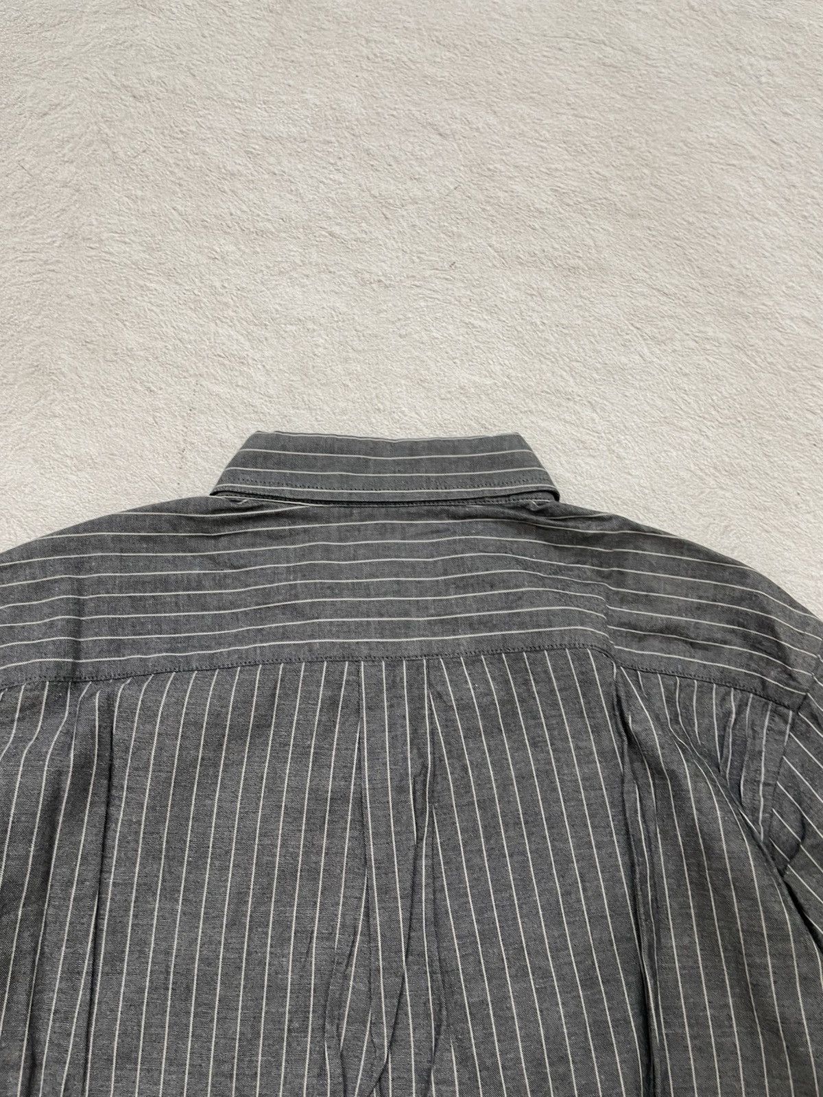 PPFM 2000s PPFM Stripped Long Shirt Japan Archive Y2K Ifsix Y2K Size US M / EU 48-50 / 2 - 7 Thumbnail