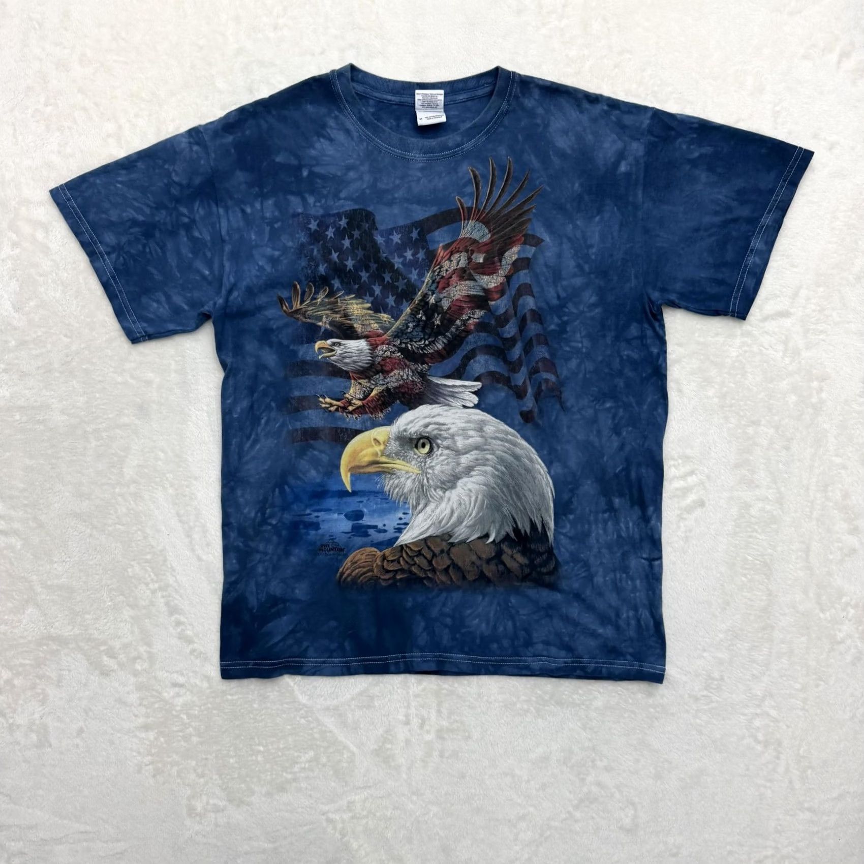 Gildan Gildan Shirt Mens Medium Blue Eagle American Flag Tie Dye Patriotic USA Shirt Mens Medium Blue Eagle USA Flag Tie Dye Patriotic Gildan Shirt Size US M / EU 48-50 / 2 - 2 Thumbnail