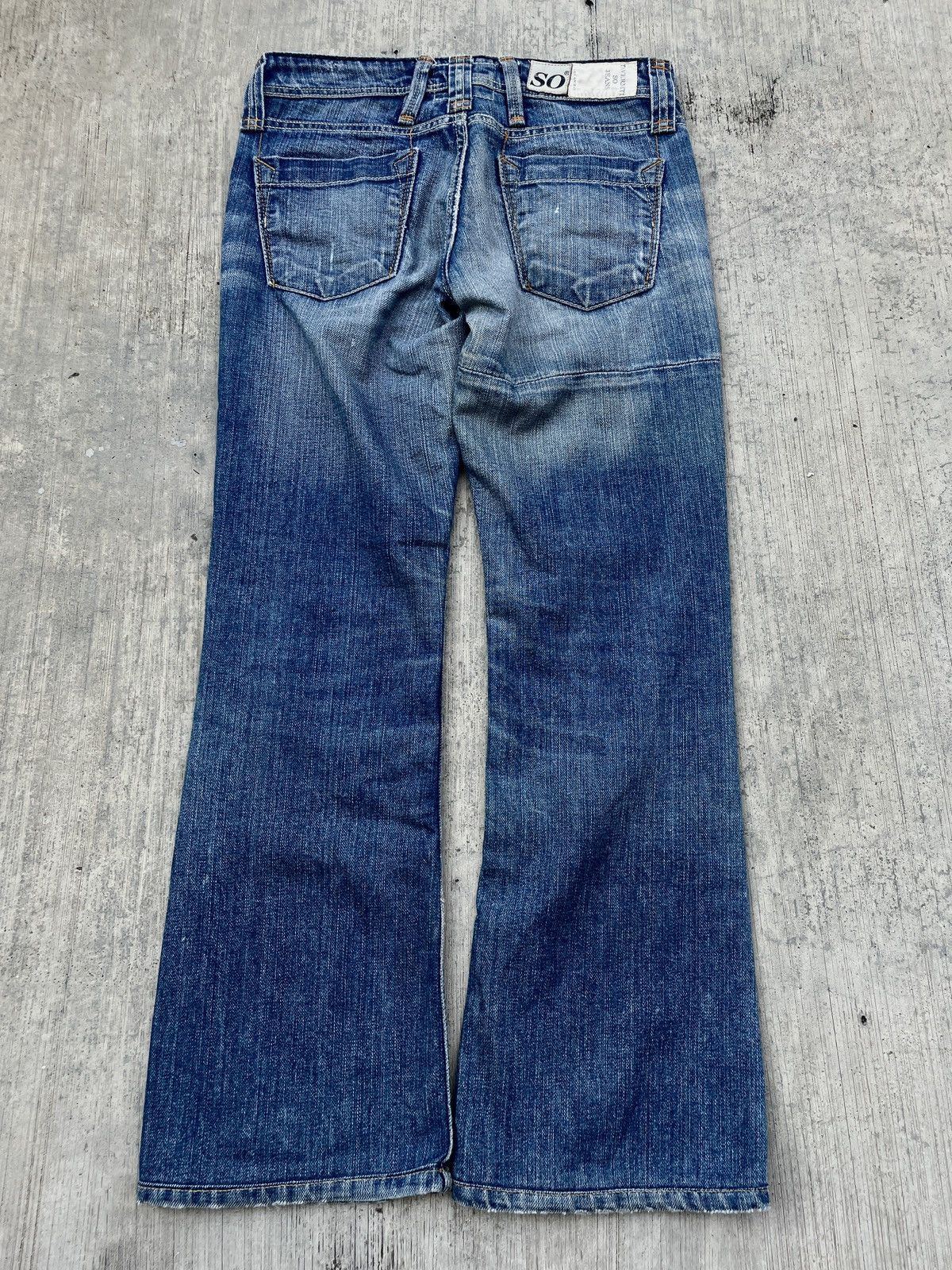 Japanese Brand 2000s JAPANESE BRAND TAVERNITI SO PATCHWORK FLARE JEANS Size US 30 / EU 46 - 6 Thumbnail