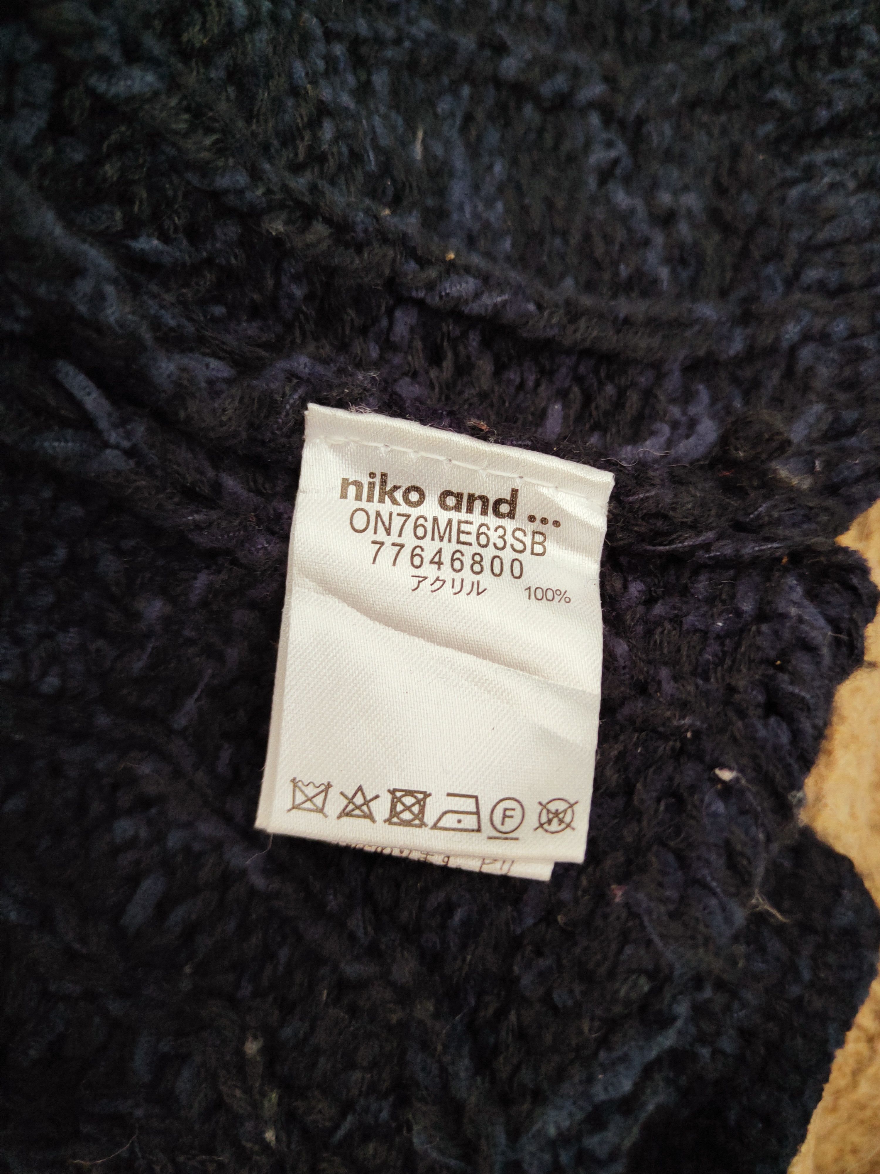 Japanese Brand Niko and... Dark Blue Knitwear Sweatshirts #W044 Size US M / EU 48-50 / 2 - 10 Thumbnail