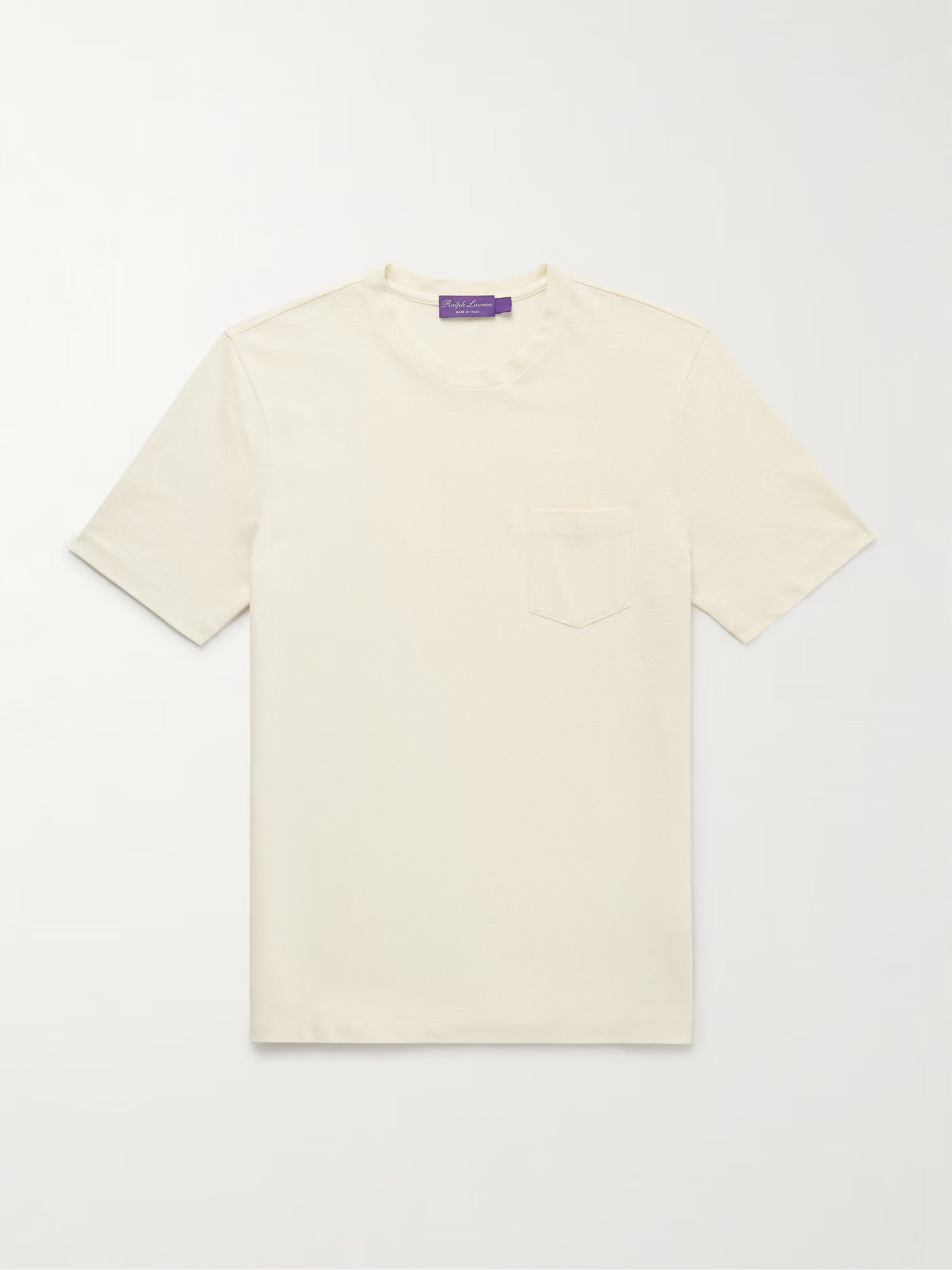 Ralph Lauren Purple Label Linen-Cotton T-Shirt size Medium Pocket Size US M / EU 48-50 / 2 - 3 Thumbnail