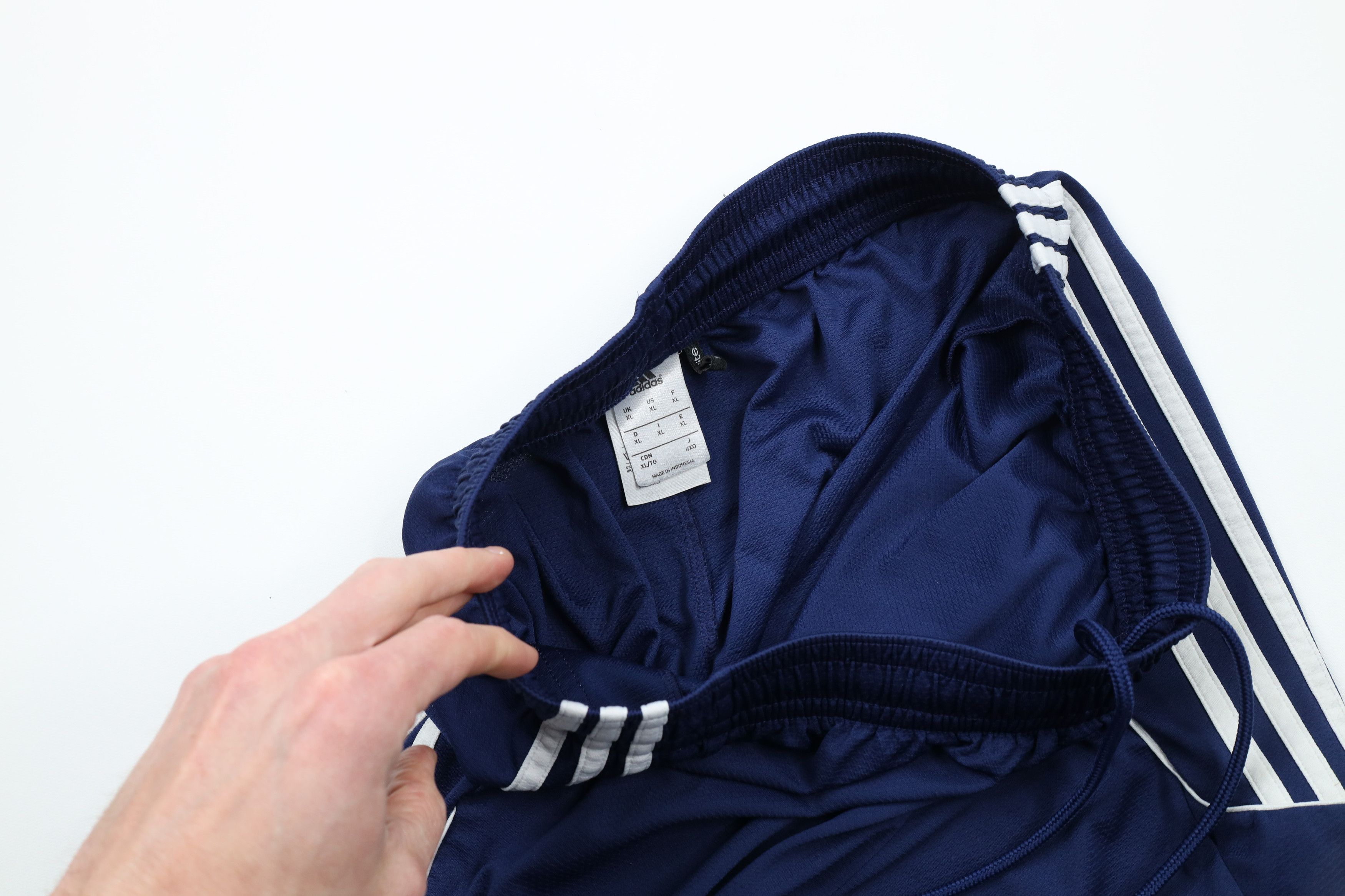 Adidas × Vintage Vintage Adidas Striped Running Jogging Soccer Shorts Blue Size US 36 / EU 52 - 6 Thumbnail
