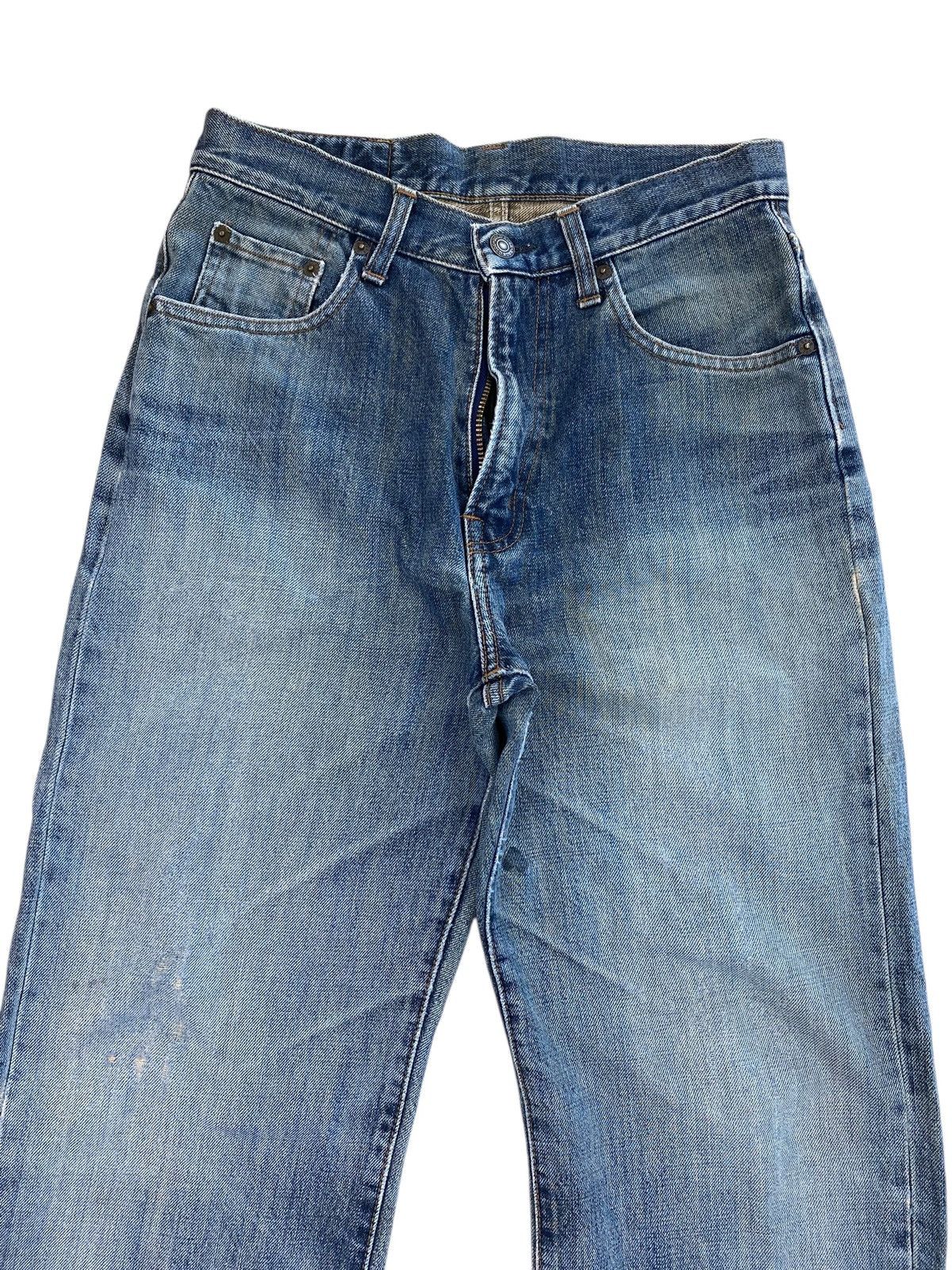 Japanese Brand Japanese Brand Gold Rush Blue Faded Wash Style Loose Jeans Size US 28 / EU 44 - 2 Thumbnail