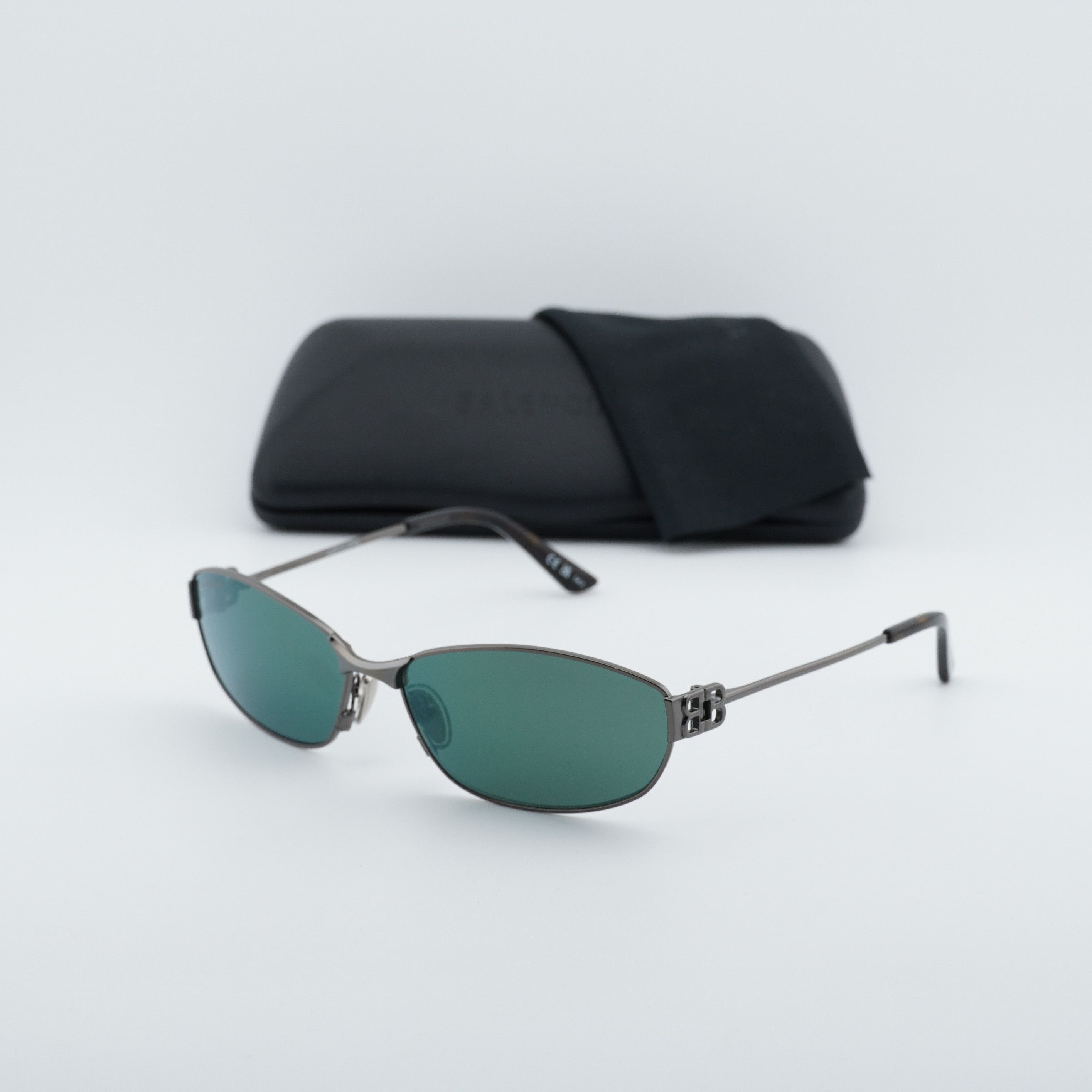 Balenciaga Balenciaga BB0336S 005 Unisex Sunglasses Grey Oval Frame Size ONE SIZE - 11 Thumbnail