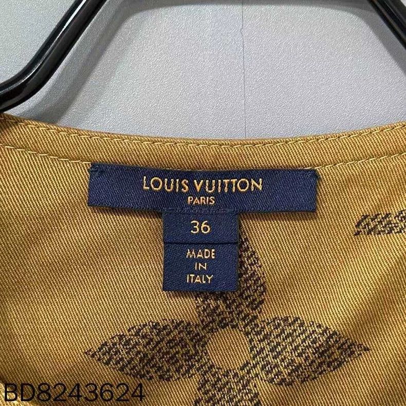 Louis Vuitton Louis Vuitton Dress with full print of old flower logo dre Size XS / US 0-2 / IT 36-38 - 5 Thumbnail