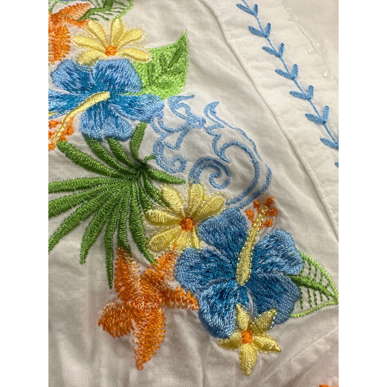 Tommy Bahama Tommy Bahama Relaxed Women Top Tunic Dress Embroidered Med Size M / US 6-8 / IT 42-44 - 3 Thumbnail