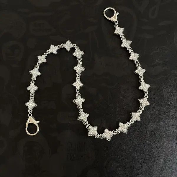 Jewelry Silver Men's Chain Accessory with Clasp, Stylish Chain Size ONE SIZE - 4 Thumbnail