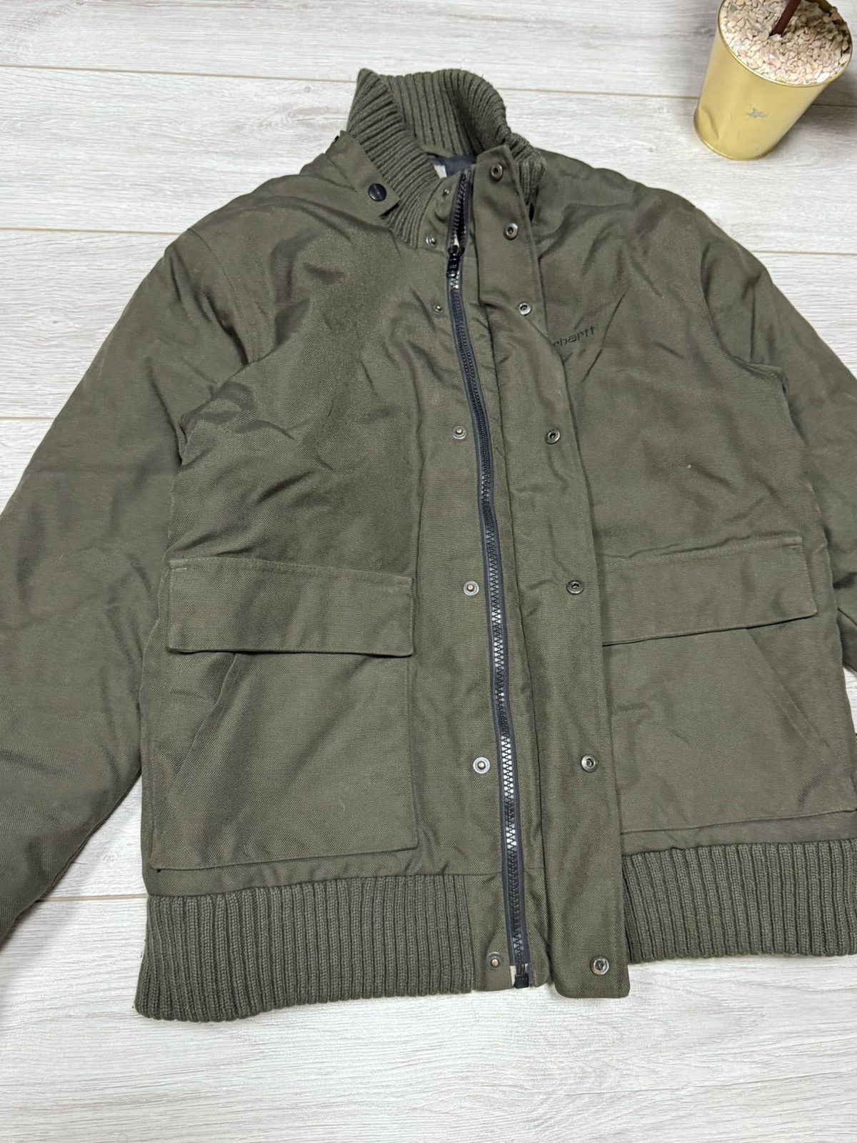 Carhartt Vintage Carhartt Cordura Ranger Jacket khaki Size US L / EU 52-54 / 3 - 9 Thumbnail