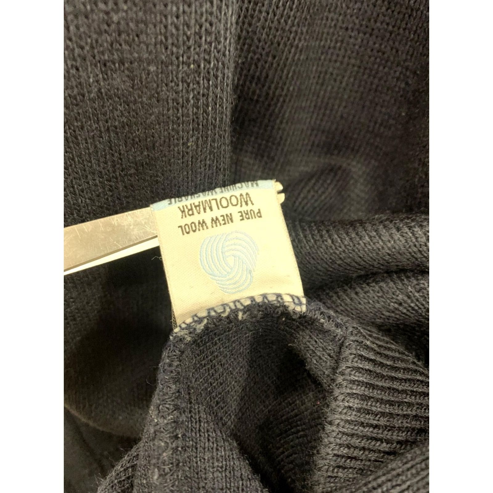 Paul & Shark VINTAGE Paul & Shark Yachting V-Neck Sweater Navy Blue 100% Virgin Wool XL Mens Size US XL / EU 56 / 4 - 5 Thumbnail
