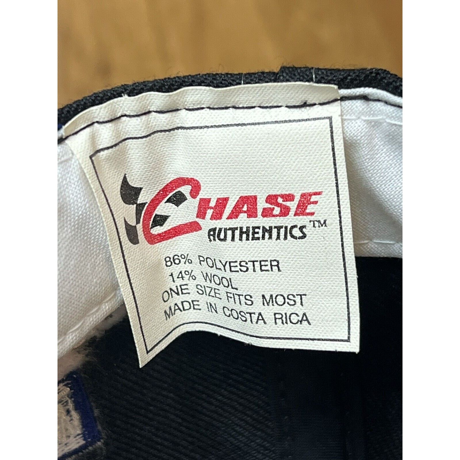 Chase Authentics Dale Earnhardt #3 GM Chase All Over Embroidered Black Hat Size ONE SIZE - 5 Thumbnail