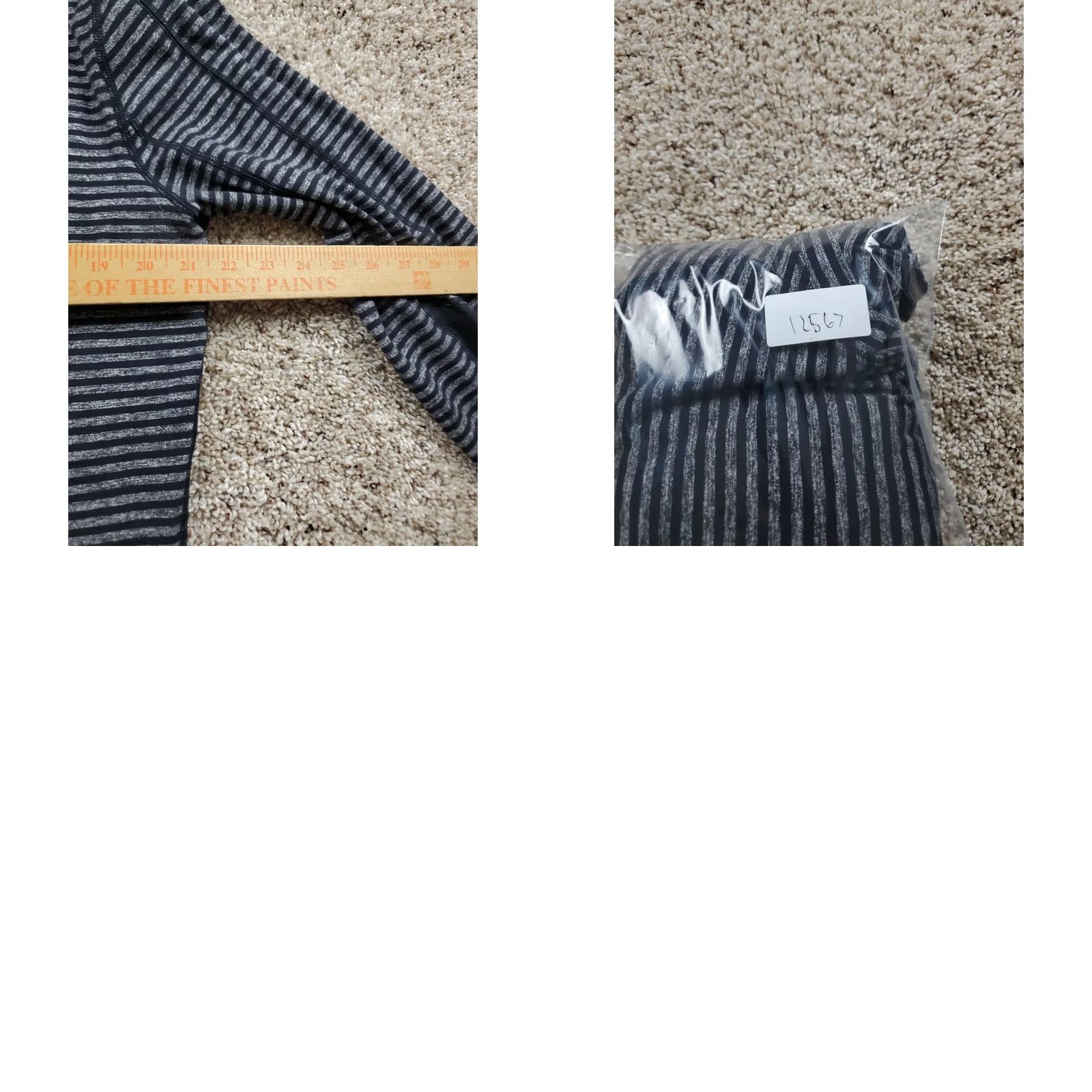 Lululemon Lululemon Speed Long Sleeve Shirt Mens L Gray Striped Pullover Tech Stretch Size US L / EU 52-54 / 3 - 8 Thumbnail