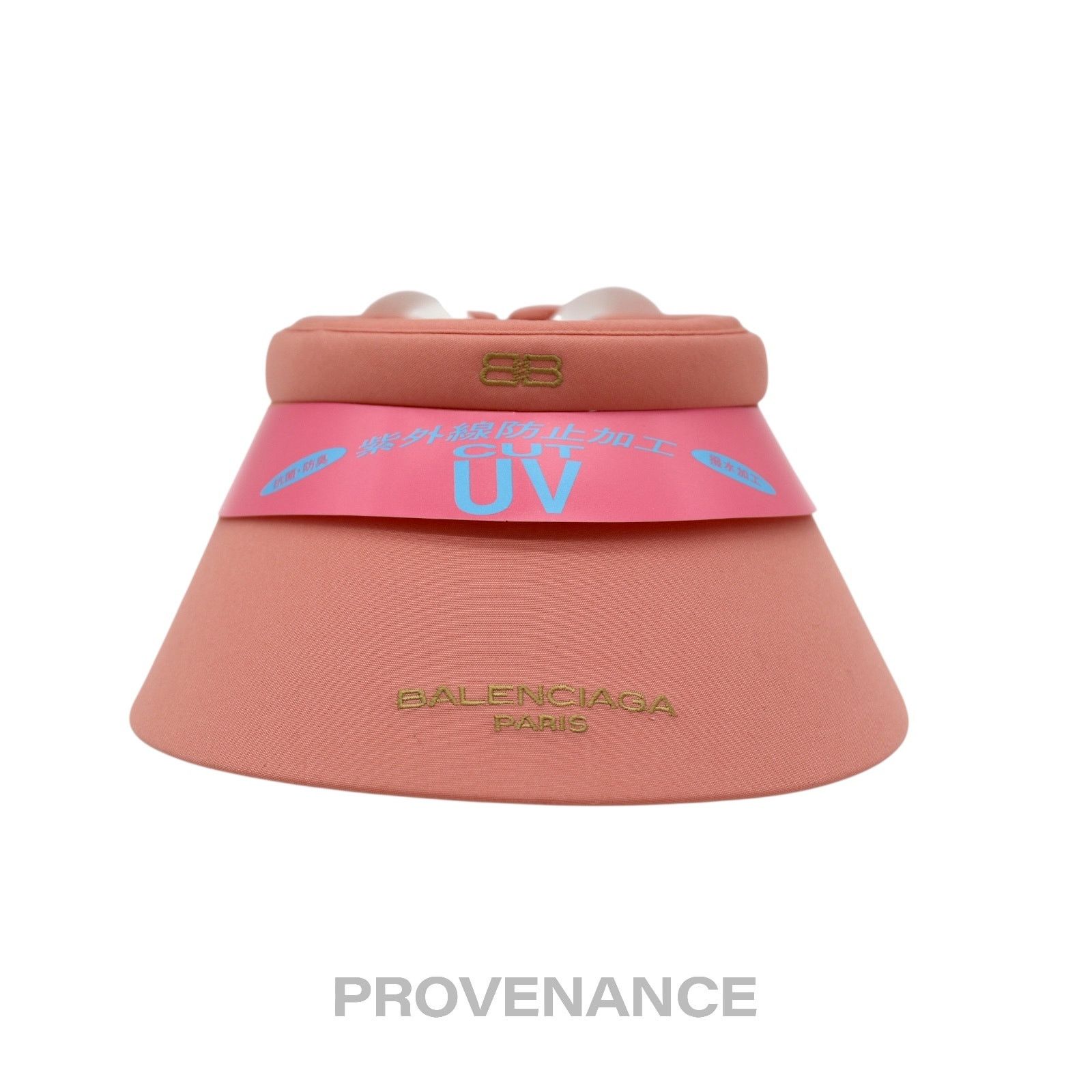 Balenciaga 🔴 Balenciaga BB Logo Visor - Powder Pink Size ONE SIZE - 1 Thumbnail