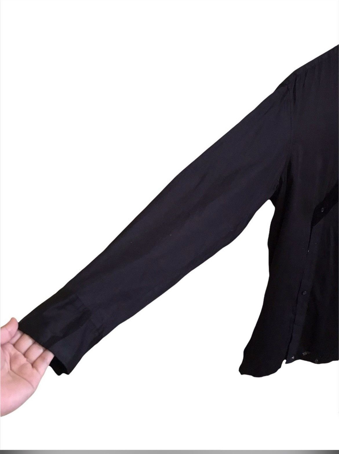 Yohji Yamamoto Yohji Yamamoto Cheongsam Style Button Up Shirt Size L / US 10 / IT 46 - 3 Thumbnail