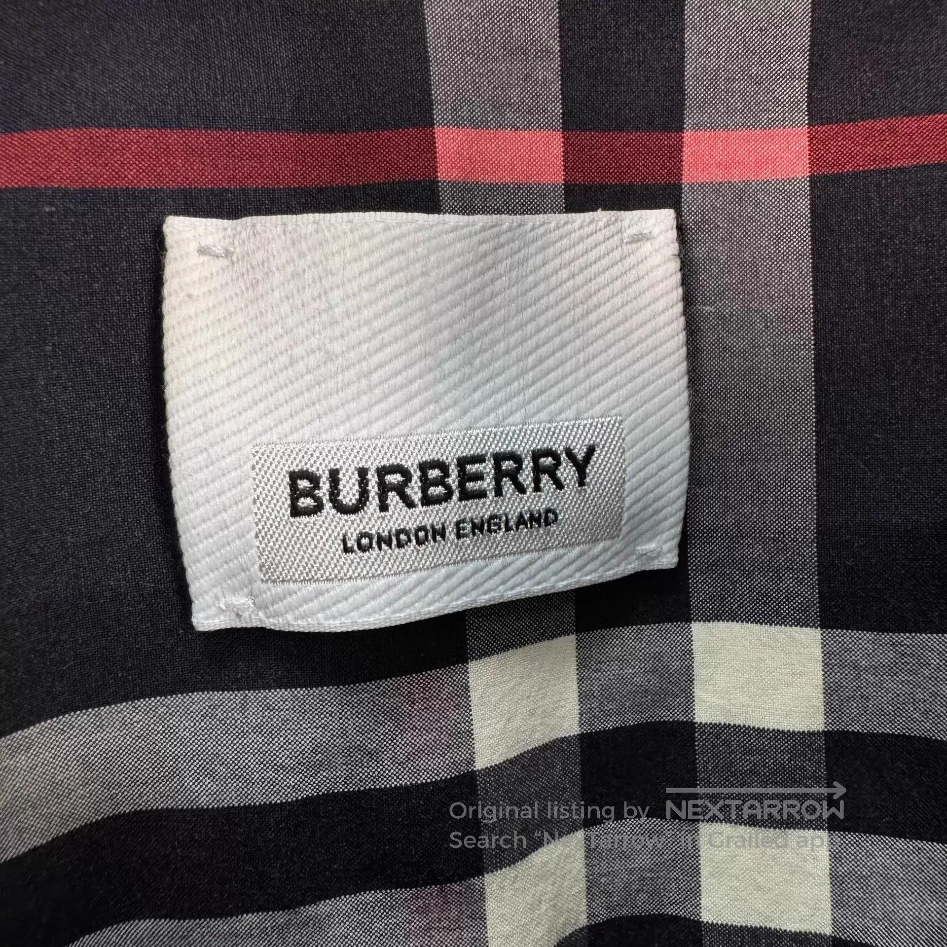 Burberry Plaid Long-Sleeve Button-Up Shirt. Size US S / EU 44-46 / 1 - 5 Thumbnail