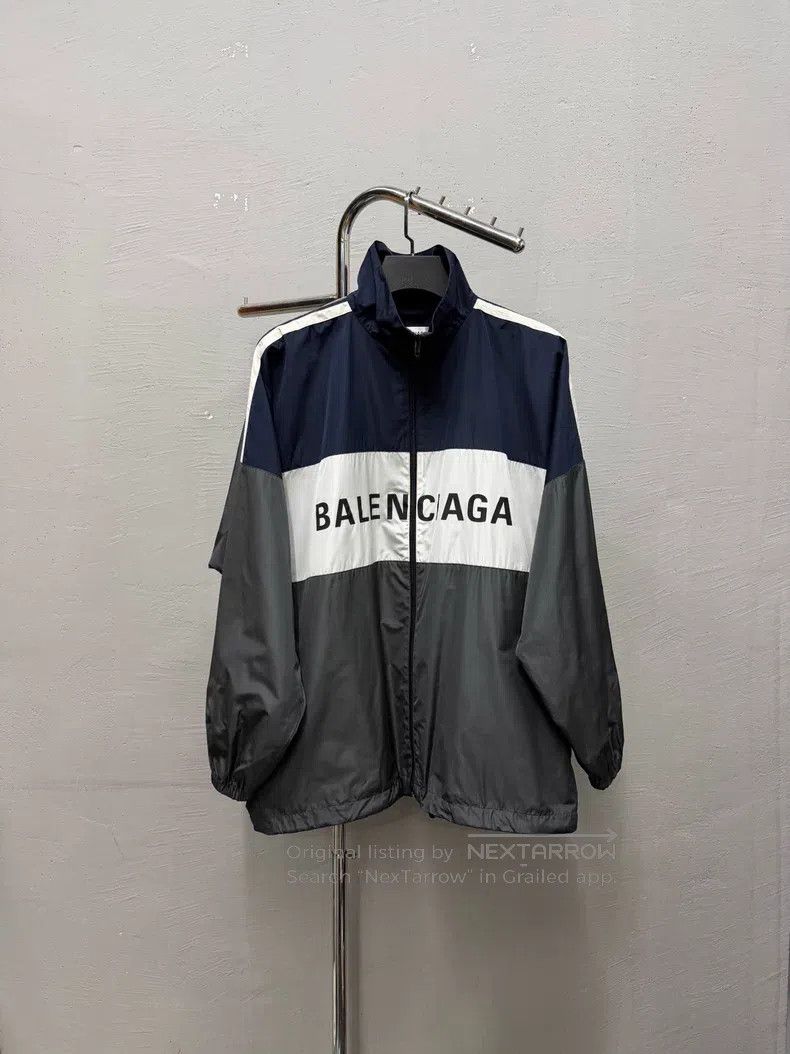 Balenciaga Balenciaga Color block windbreaker Size XXS / US 00 / IT 34 - 1 Thumbnail