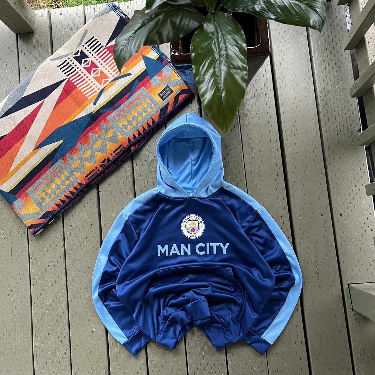 Other Manchester City Men's Blue Pullover Hoodie Sweatshirt Size US L / EU 52-54 / 3 - 1 Thumbnail