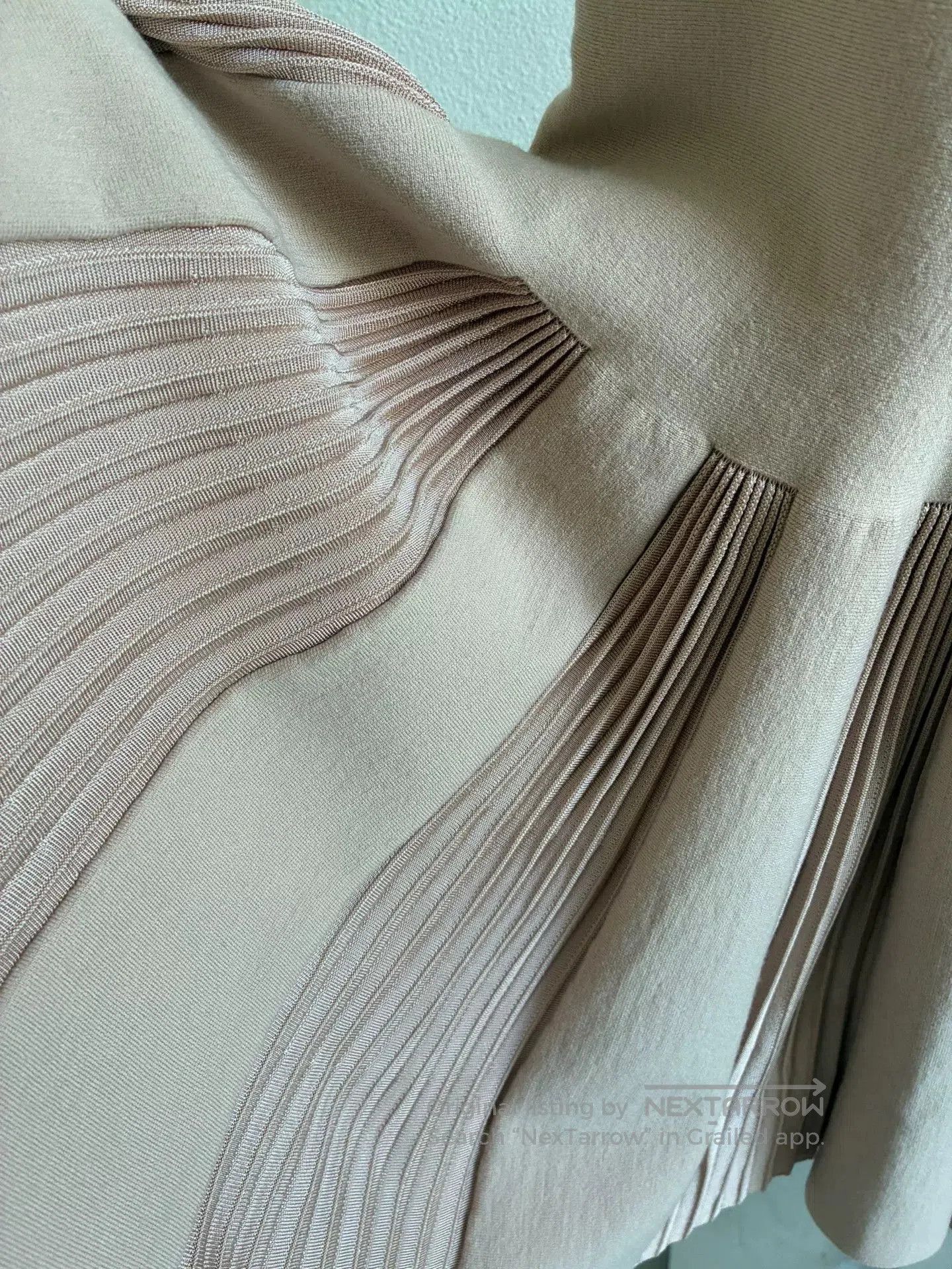 Alaia ALAIA Beige Sleeveless Dress. Size XS / US 0-2 / IT 36-38 - 6 Thumbnail