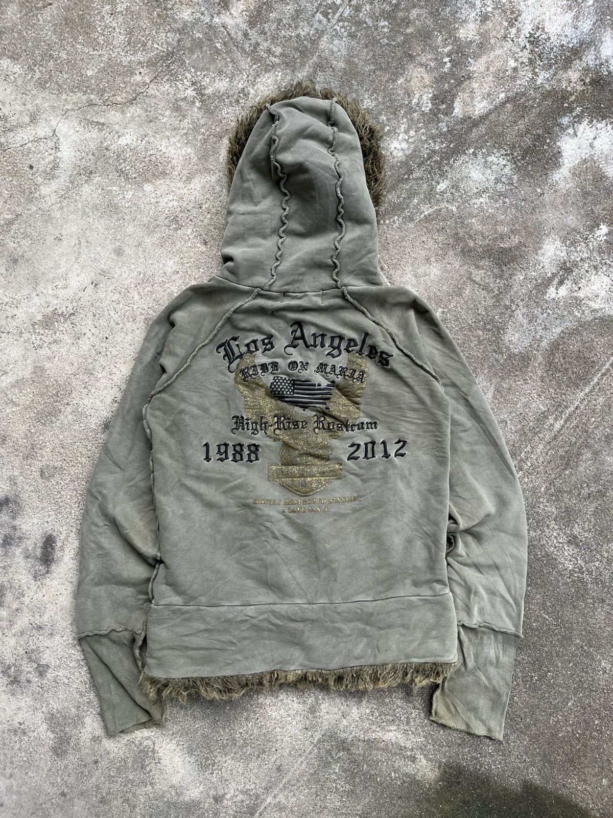 Japanese Brand VTG LA GATE INDIAN JAPANESE FUR HOODIE IFSIXWASNINE STYLE Size US M / EU 48-50 / 2 - 20 Thumbnail