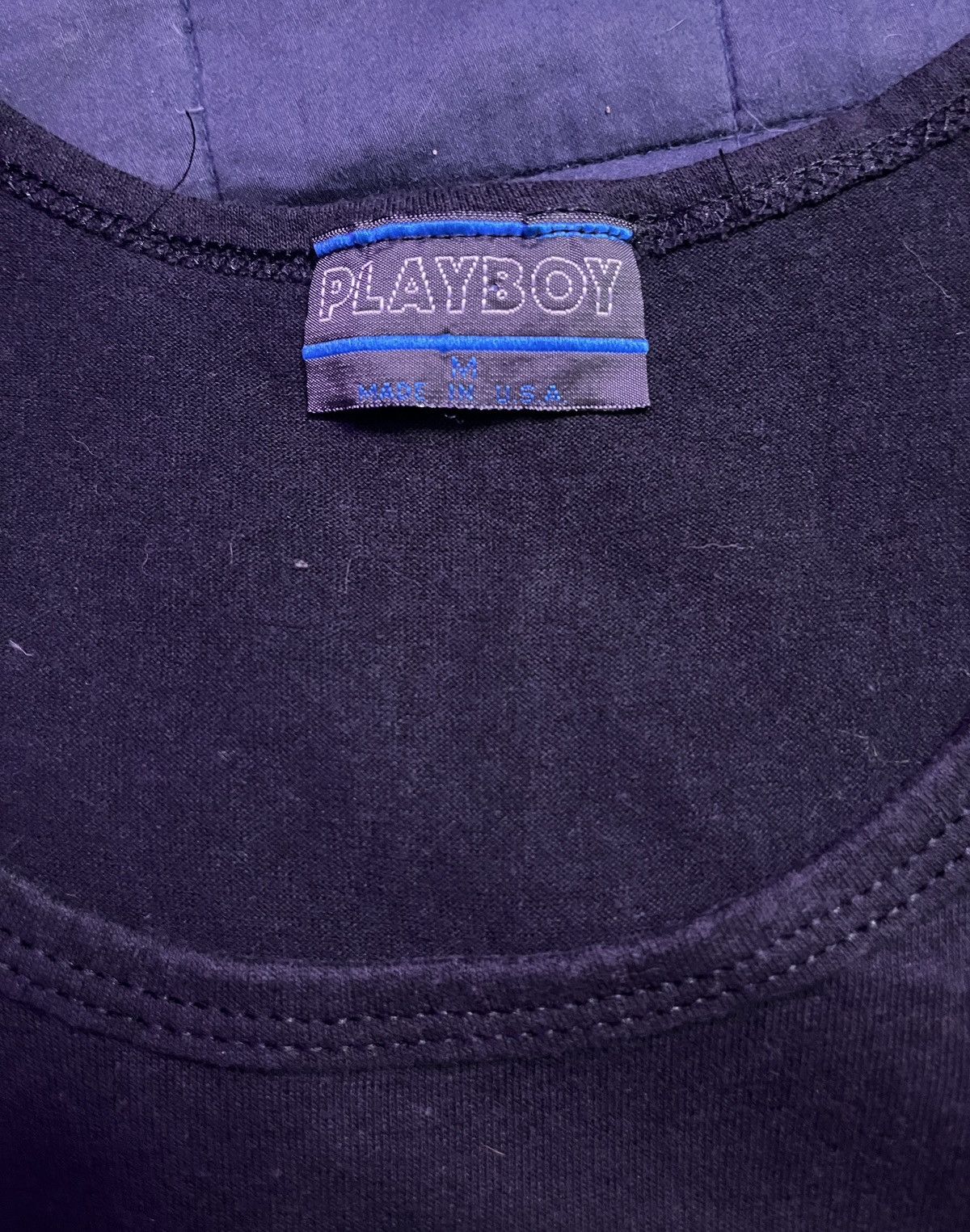 Playboy RARE Vintage 80s/ 90s USA Playboy/ Surf Tank Top/ Puff Print Size US M / EU 48-50 / 2 - 2 Thumbnail