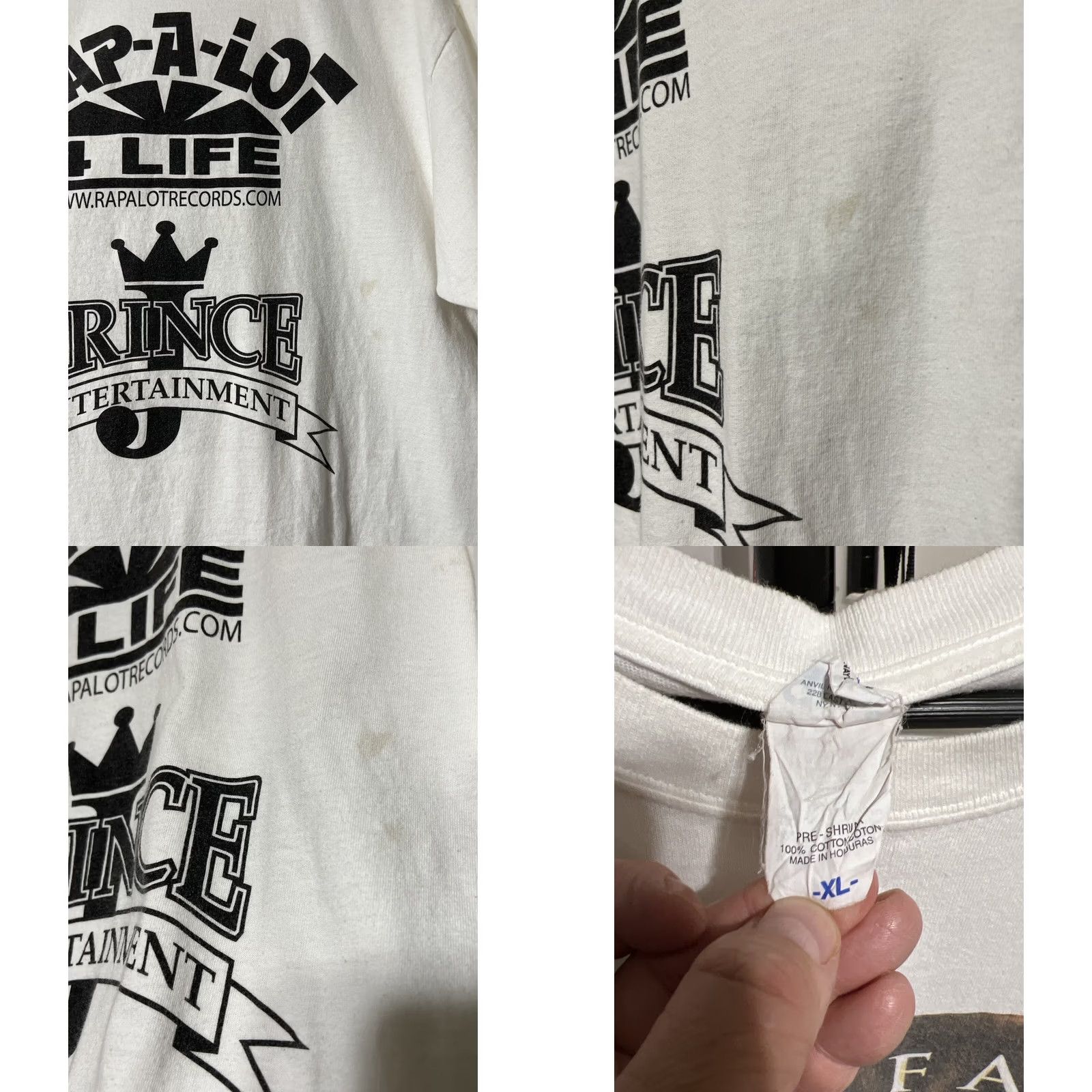 Anvil VINTAGE Scarface Made Rap-A-Lot Promo T Shirt XL Hip Hop Rap Tee Men Size US XL / EU 56 / 4 - 9 Thumbnail