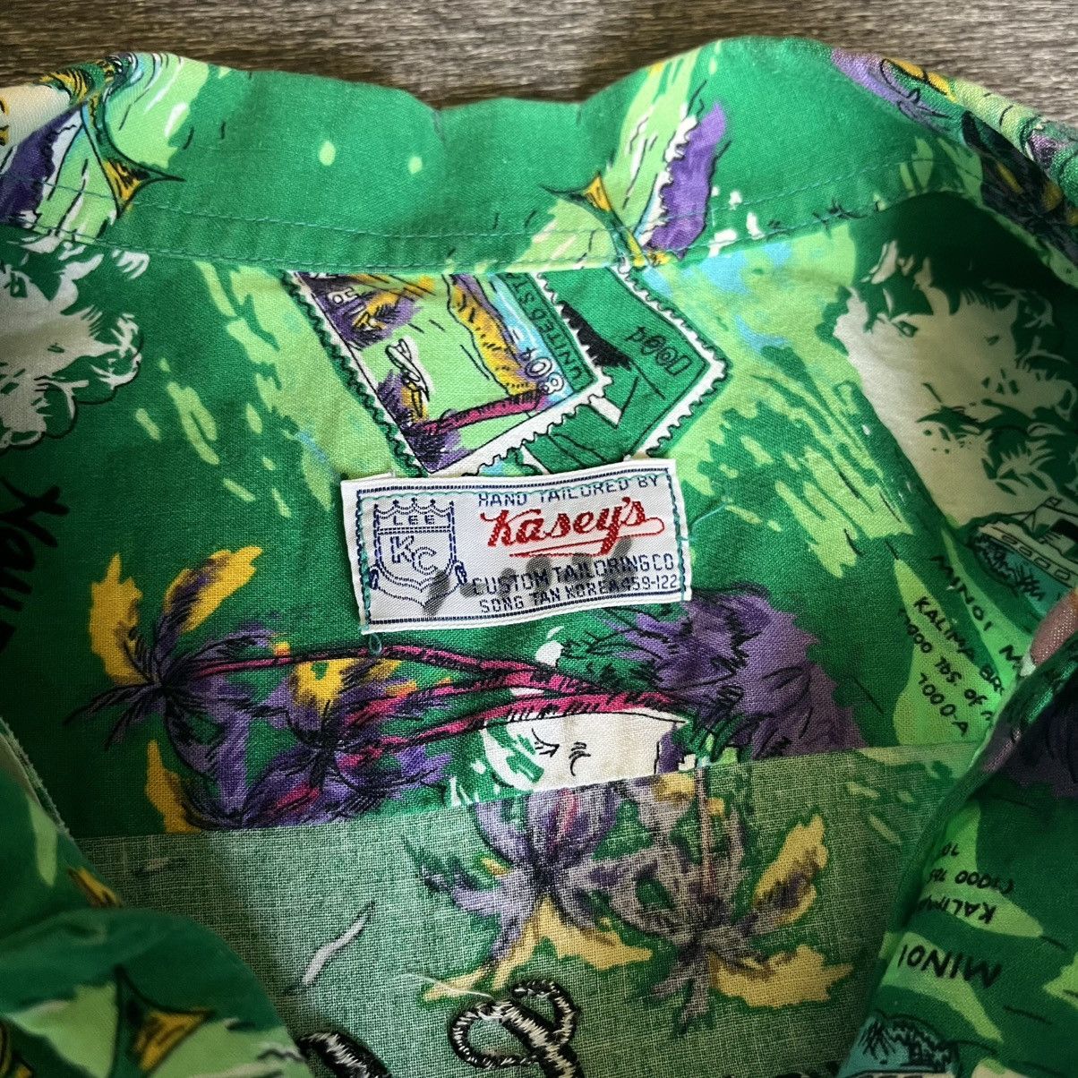 Vintage Vintage The Flying Elvises Songtan Chapter Hawaiian Shirt Size US L / EU 52-54 / 3 - 5 Thumbnail