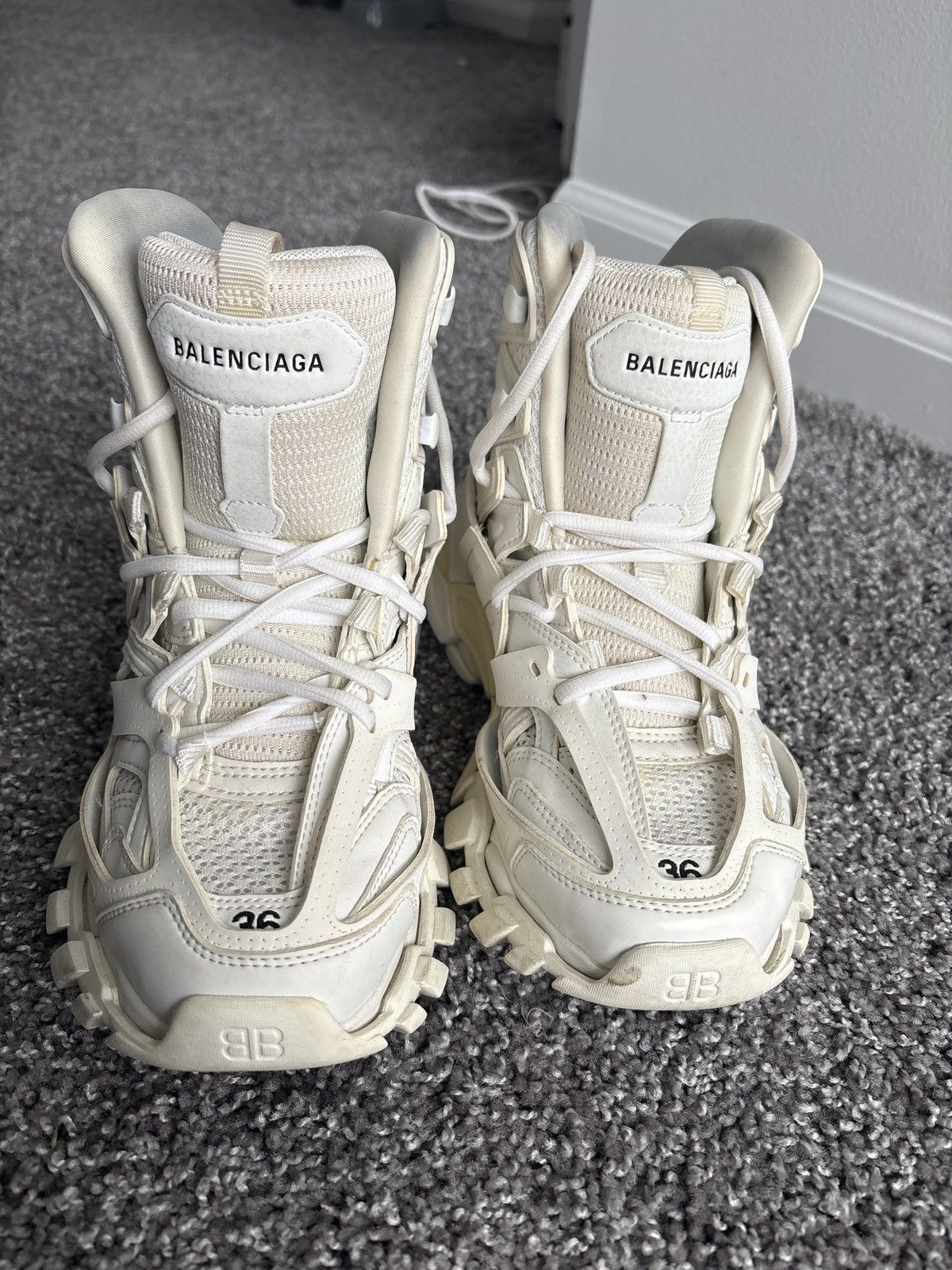Balenciaga Balenciaga track high-top sneakers Size US 5 / IT 35 - 1 Thumbnail