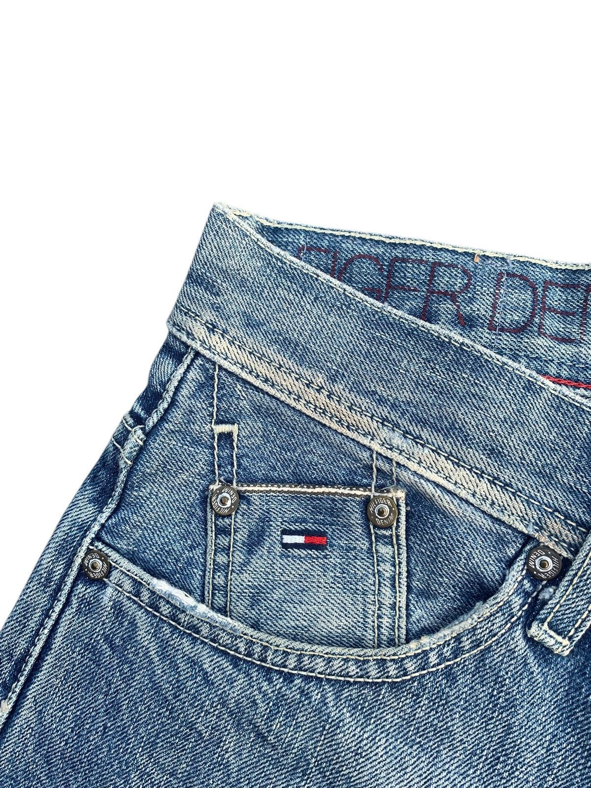 Kapital TOMMY HILFIGER SELVEDGE RUSTY DISTRESSED DENIM Size US 30 / EU 46 - 12 Thumbnail