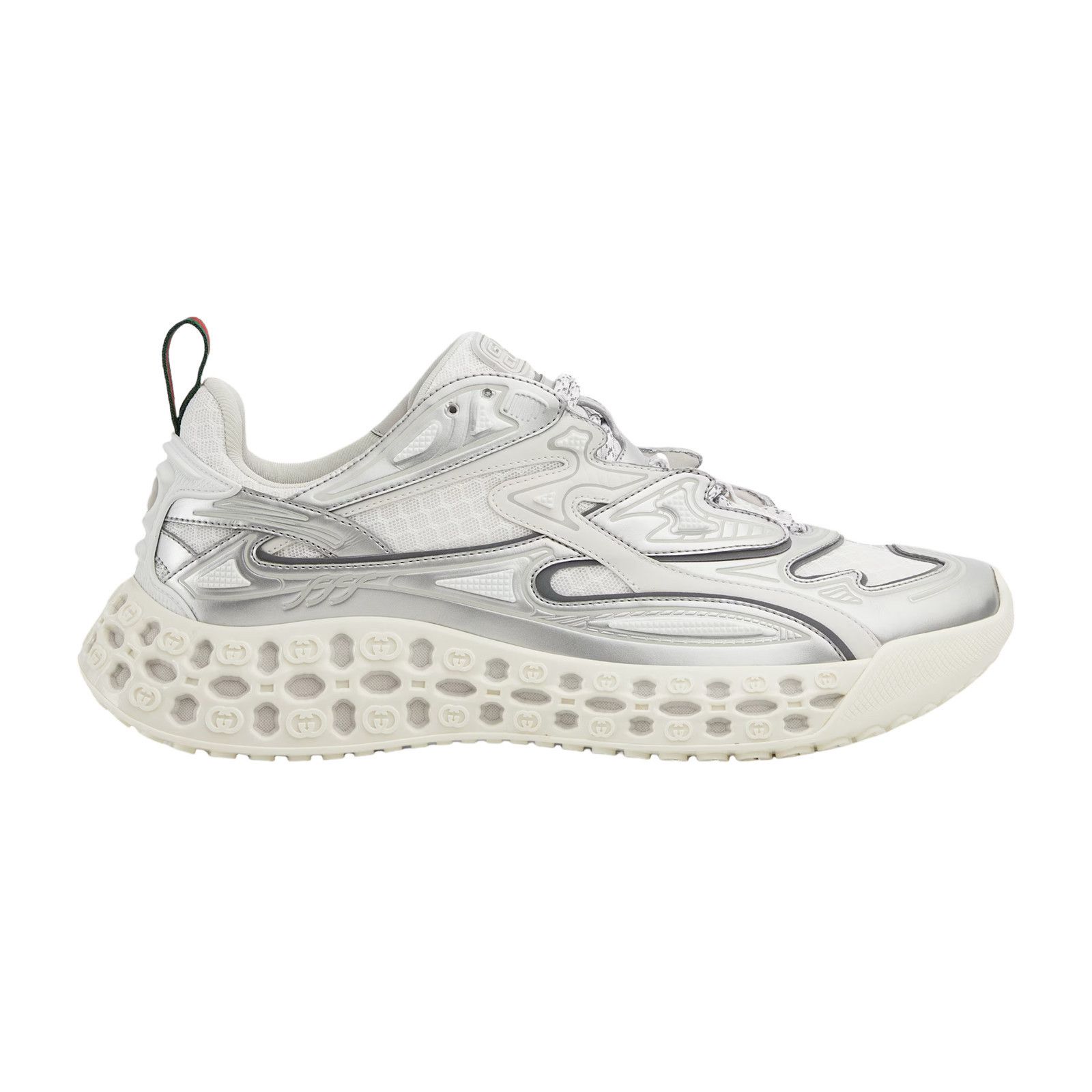 GUCCI CUB3D $1290 Men's Gray/White Sneakers New & Authentic