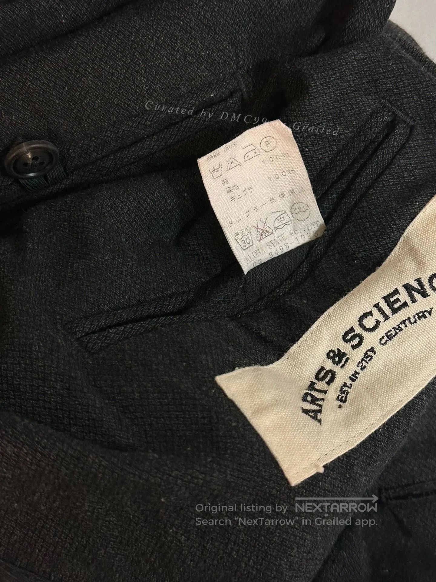Arts & Science ARTS & SCIENCE Linen Handmade Coat. Size US L / EU 52-54 / 3 - 9 Thumbnail