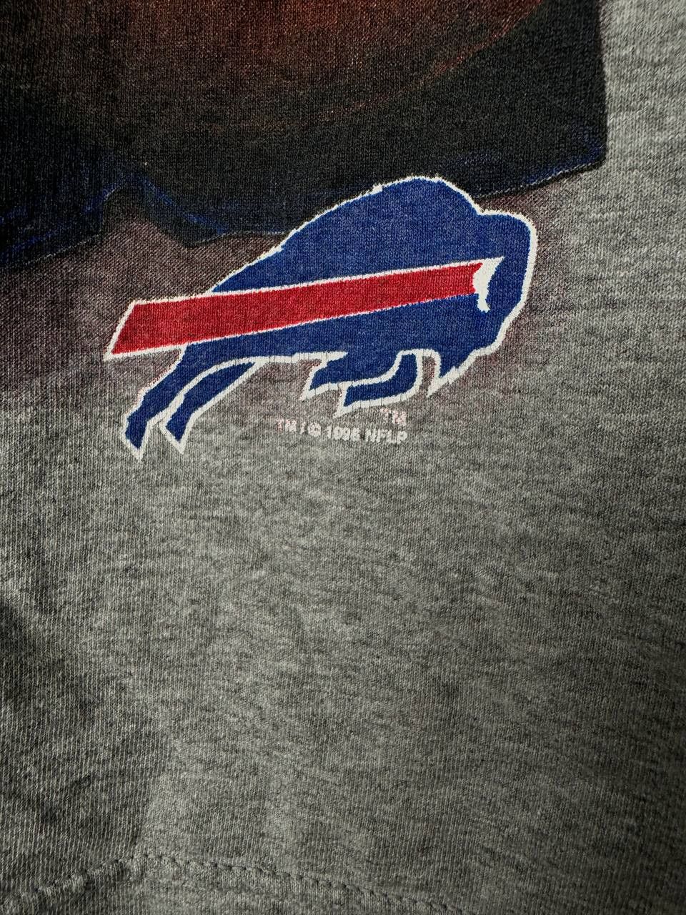 NFL Vintage 90s Buffalo Bills Football Single Stitch Sports Tee Size US L / EU 52-54 / 3 - 3 Thumbnail