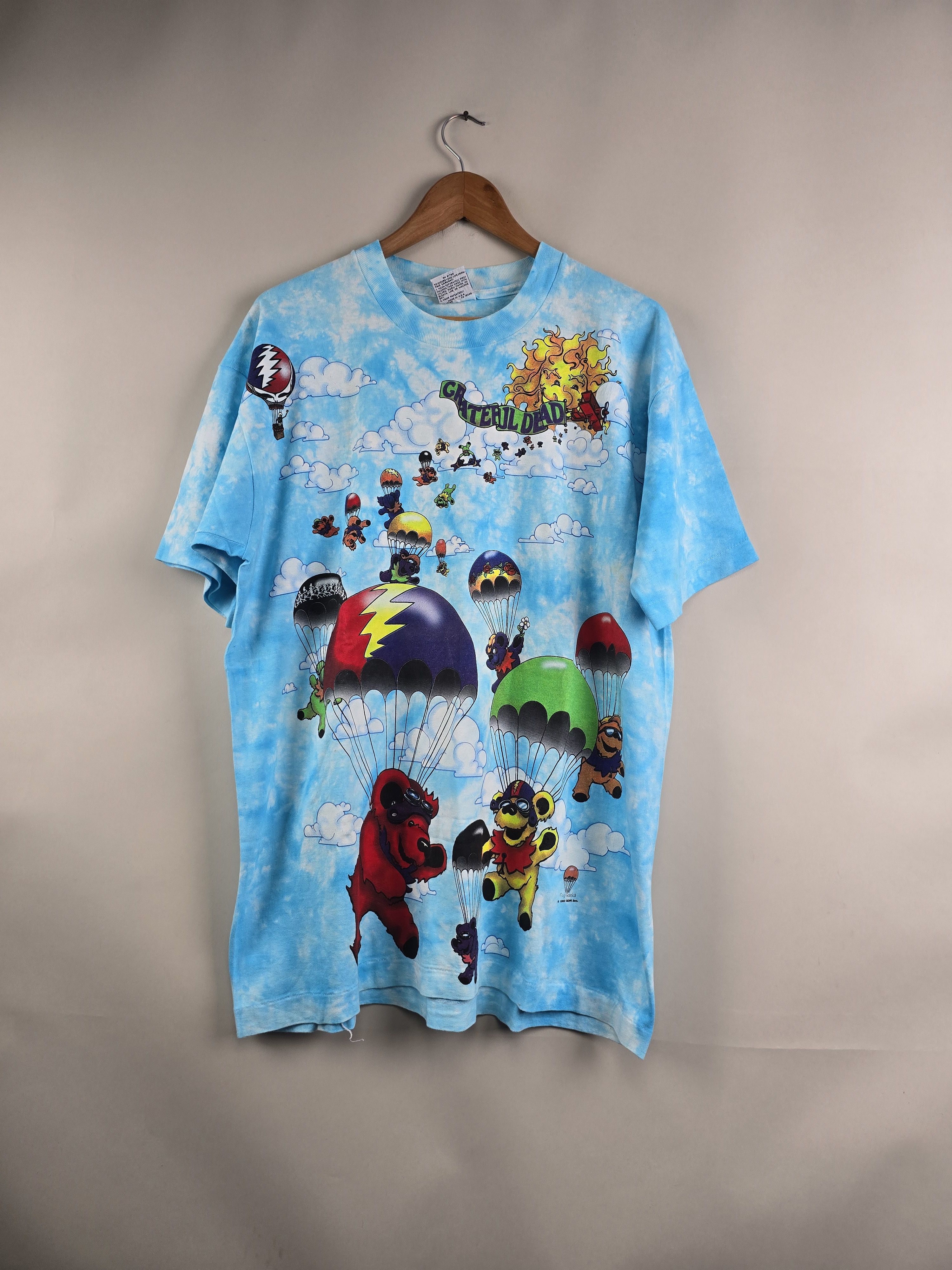 Band Tees × Grateful Dead × Vintage 1993 Grateful Dead Liquid Blue Greg Genrich XL 23" 31" Size US XL / EU 56 / 4 - 8 Thumbnail