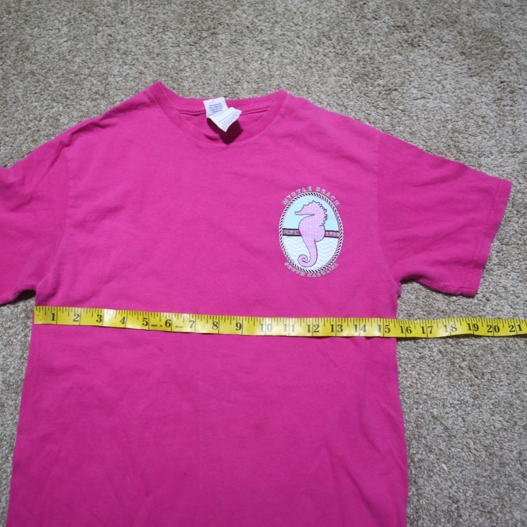 Vintage Myrtle Beach SC South Carolina Sea Horse Tee T-Shirt Ladies Size S Small Size S / US 4 / IT 40 - 5 Thumbnail