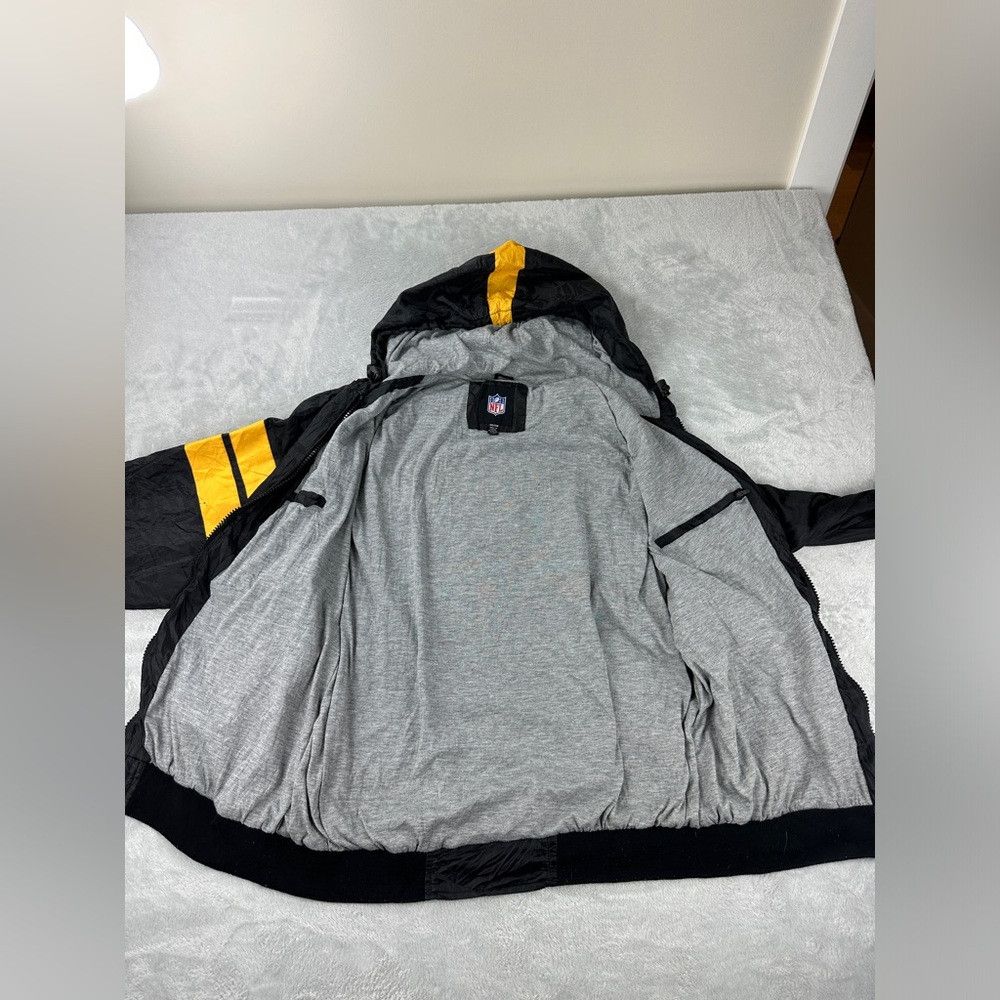 NFL Pittsburgh Steelers Full zip black jacket men's size XXL Size US XXL / EU 58 / 5 - 6 Thumbnail