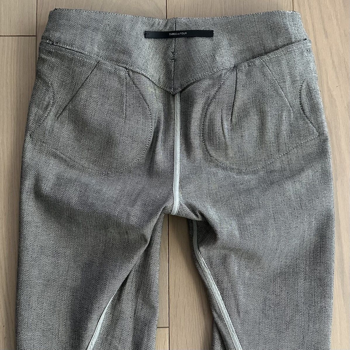 threeASFOUR 2000s Curved Seam Slim Fit Jeans Size 28" / US 6 / IT 42 - 6 Thumbnail