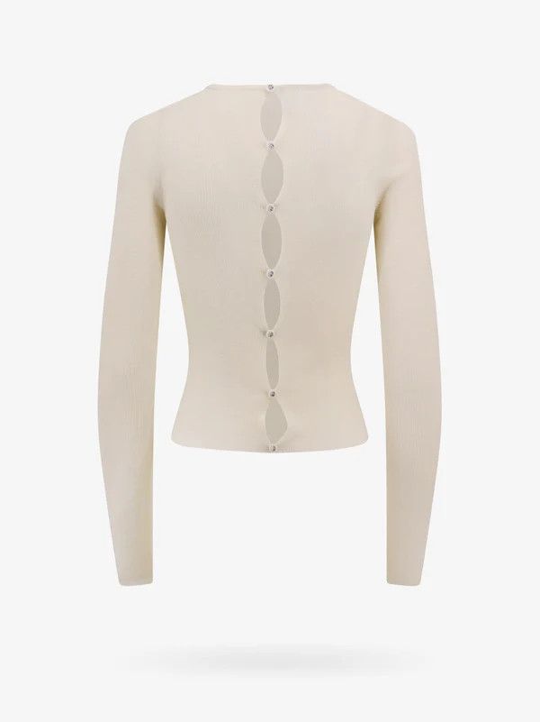 Gucci o1y0925 Wool Sweater in Ivory Size L / US 10 / IT 46 - 2 Thumbnail