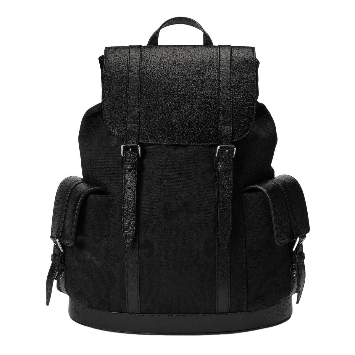 Gucci GUCCI $3100 Black Jumbo GG Canvas Backpack New & Authentic Size ONE SIZE - 1 Thumbnail