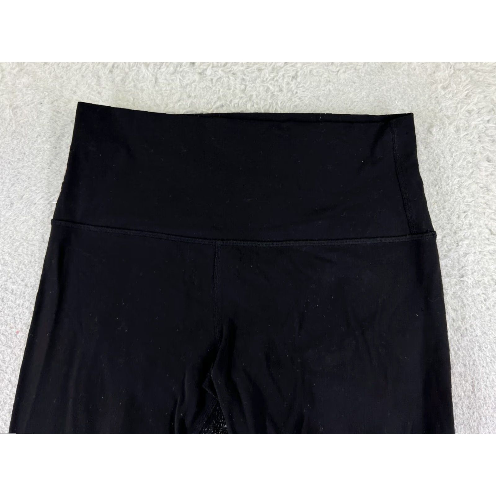 Lululemon Lululemon Pants Womens 8 Black Cropped Nylon Blend Yoga Gym Workout Athleisure Straight Leg 25in Inseam Womens Size 30" / US 8 / IT 44 - 4 Thumbnail