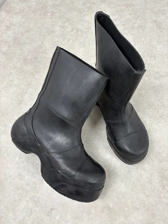 Givenchy Givenchy Rubber Ankle Black Rain Boots Size US 7 / EU 40 - 5 Thumbnail