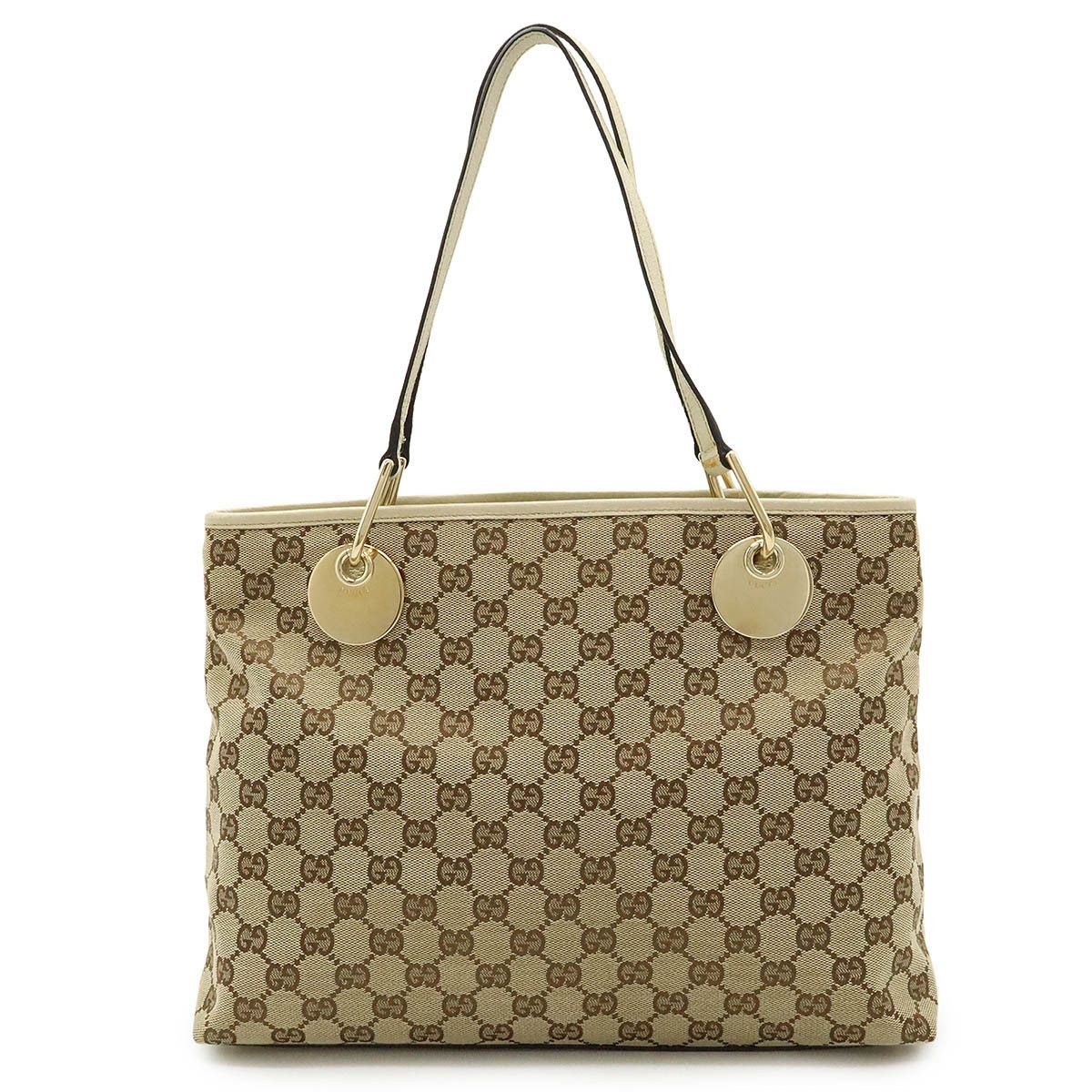 Gucci Gucci GG Canvas 2Way Shoulder Bag Canvas Shoulder Bag 120837 in Beige, Women's