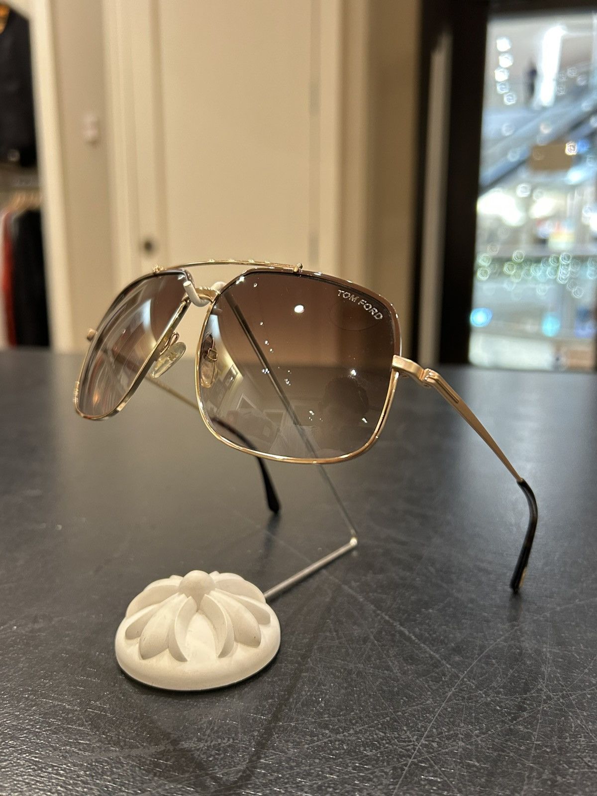 Tom Ford Tom Ford Ronnie Aviator Sunglasses Size ONE SIZE - 1 Thumbnail