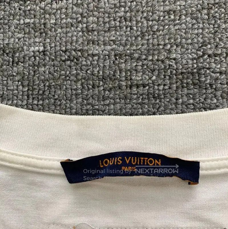 Louis Vuitton Louis Vuitton White Cotton Women's T. Size XL / US 12-14 / IT 48-50 - 6 Thumbnail