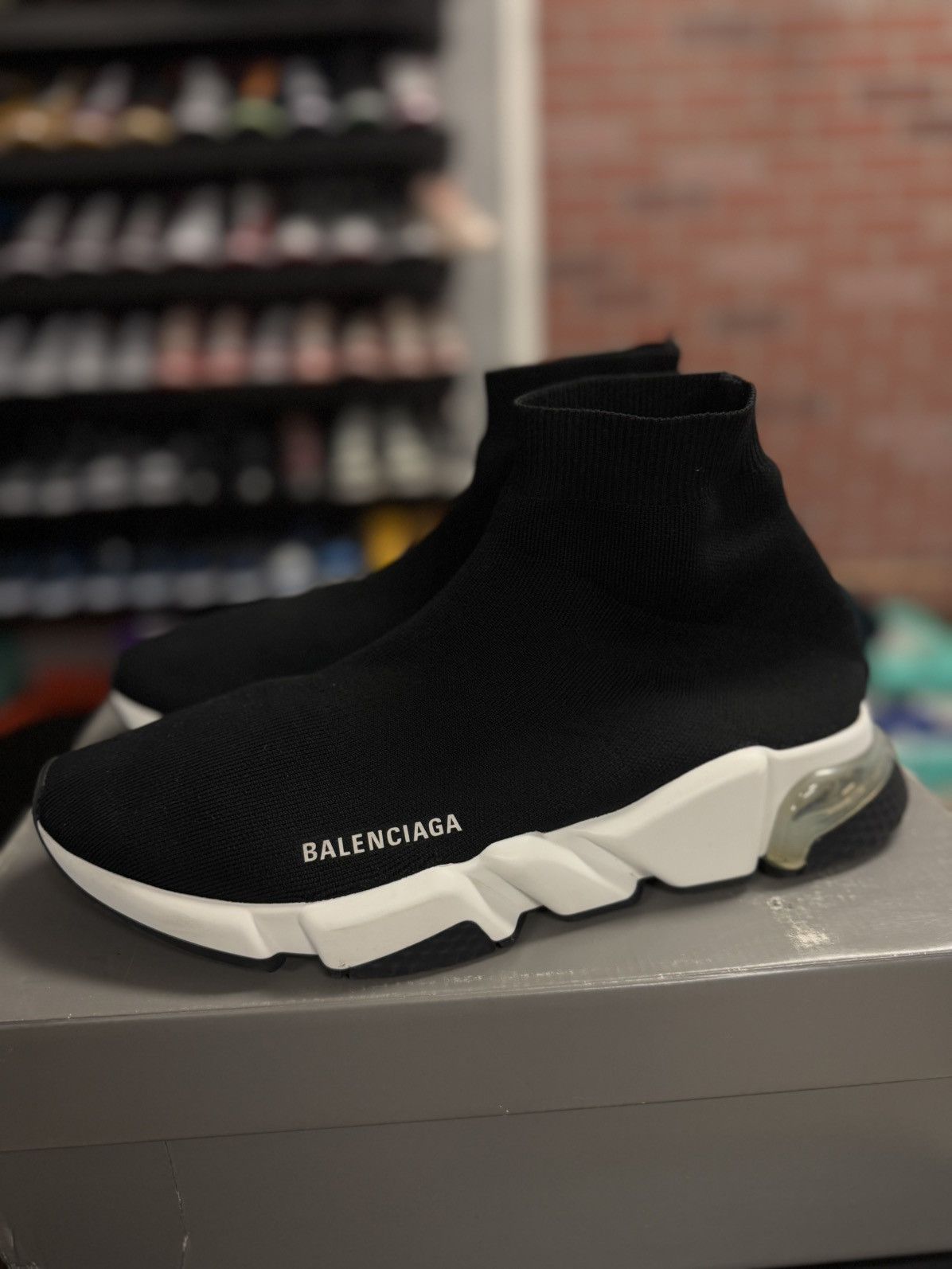 Balenciaga Balenciaga High Top Mesh Speed Sock Runner 45EU/12US Size US 12 / EU 45 - 4 Thumbnail