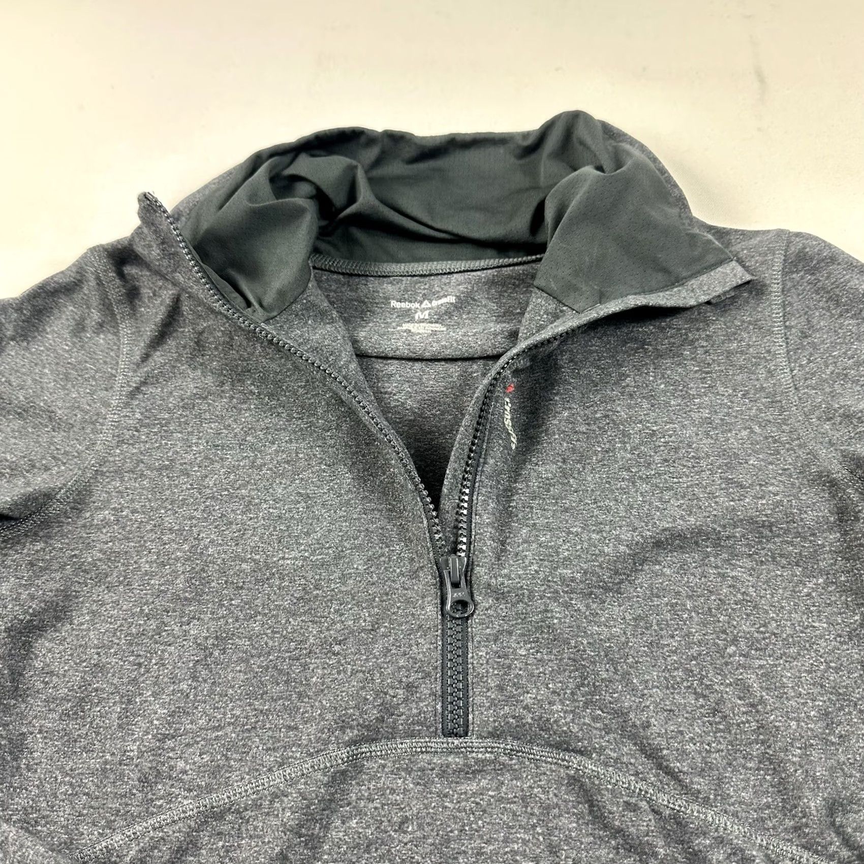 Reebok Reebok CrossFit Sweatshirt 1/2 Zip Womens Medium Gray Training Activewear Gym Size M / US 6-8 / IT 42-44 - 3 Thumbnail