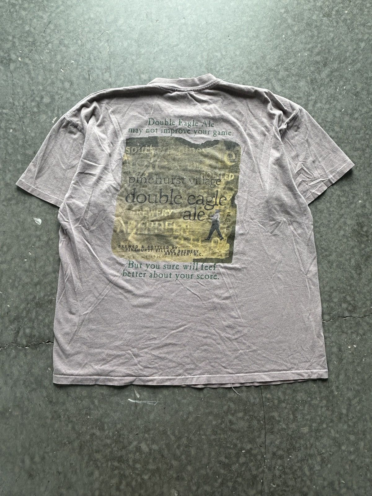 Vintage Vintage 90s Pinehurst Village Brewery Graphic Tee Size US XL / EU 56 / 4 - 1 Thumbnail